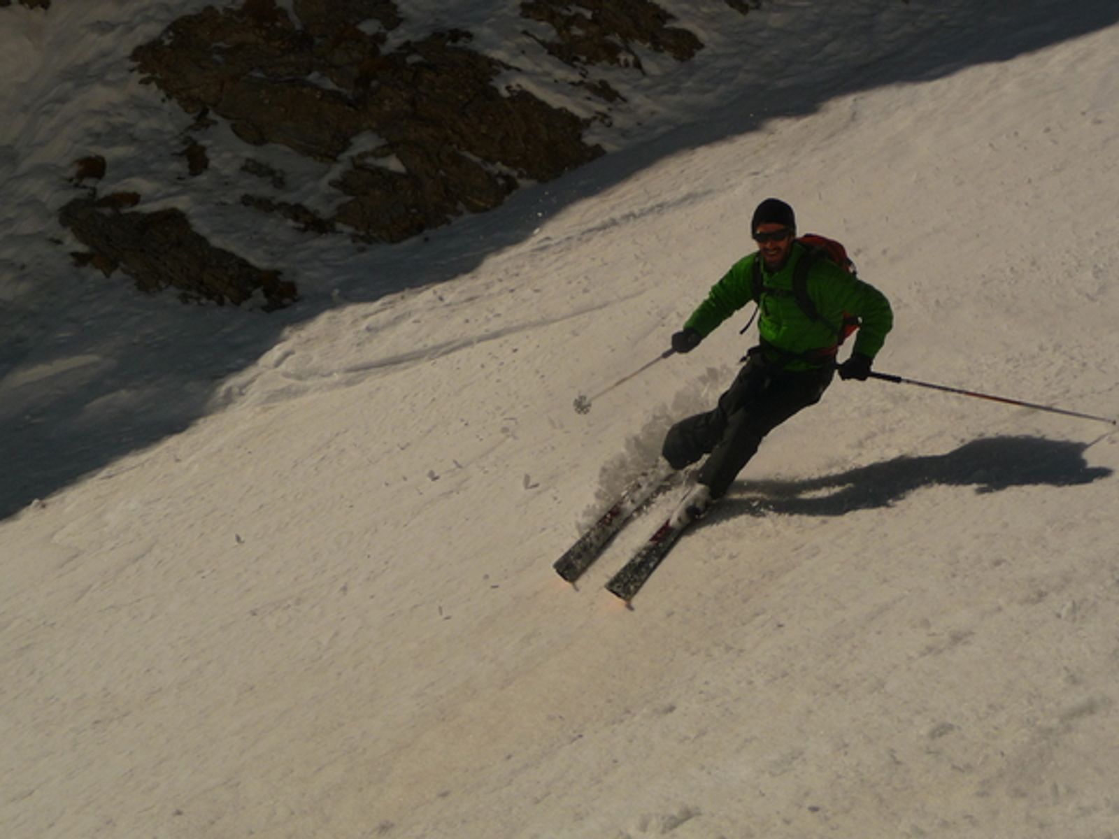 Petit Puy - Couloir Sud - Regarde plutôt où tu mets ta spatule