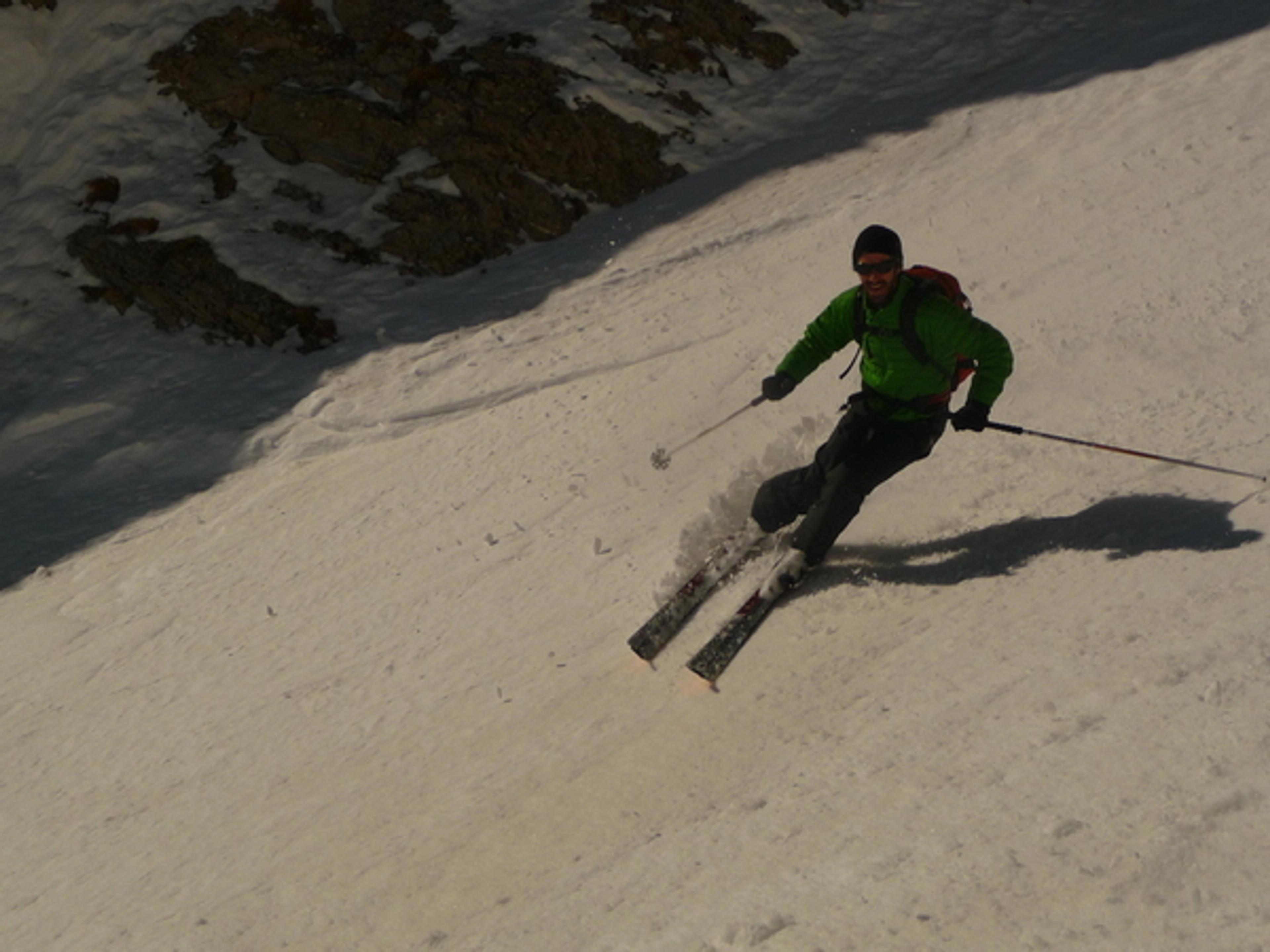 Petit Puy - Couloir Sud - Regarde plutôt où tu mets ta spatule