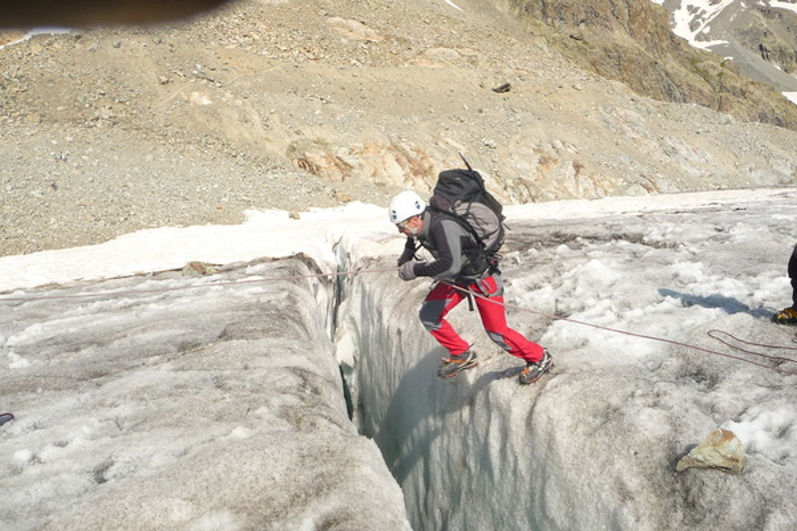 Ecole de glace - Le saut du cabri!