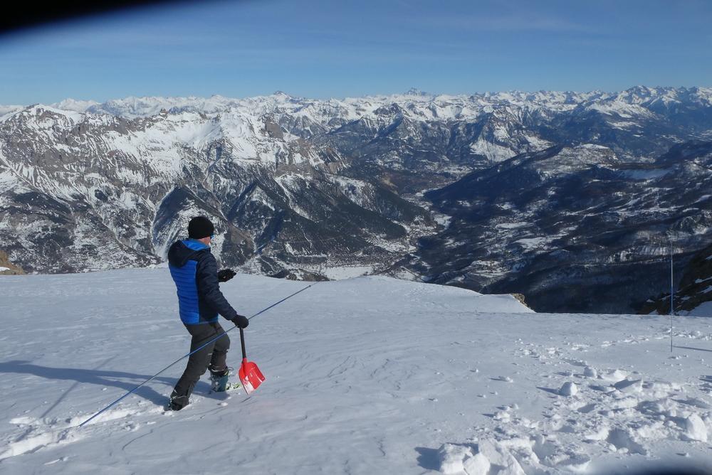 Découverte ski de rando - La Blanche - Recherche DVA