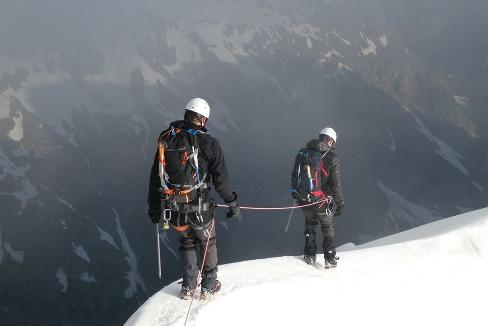 Couloir de Roche Paillon et traversée
