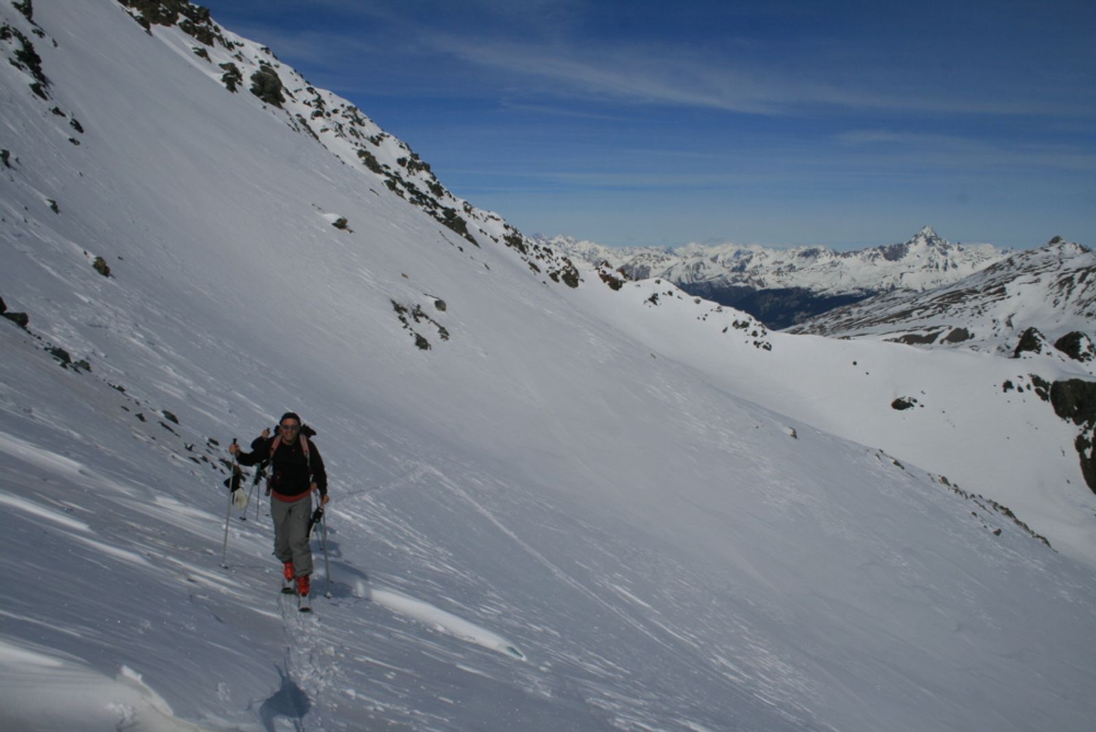 Queyras Ski Tour - Tête du Longet - Finish at Col de la Noire