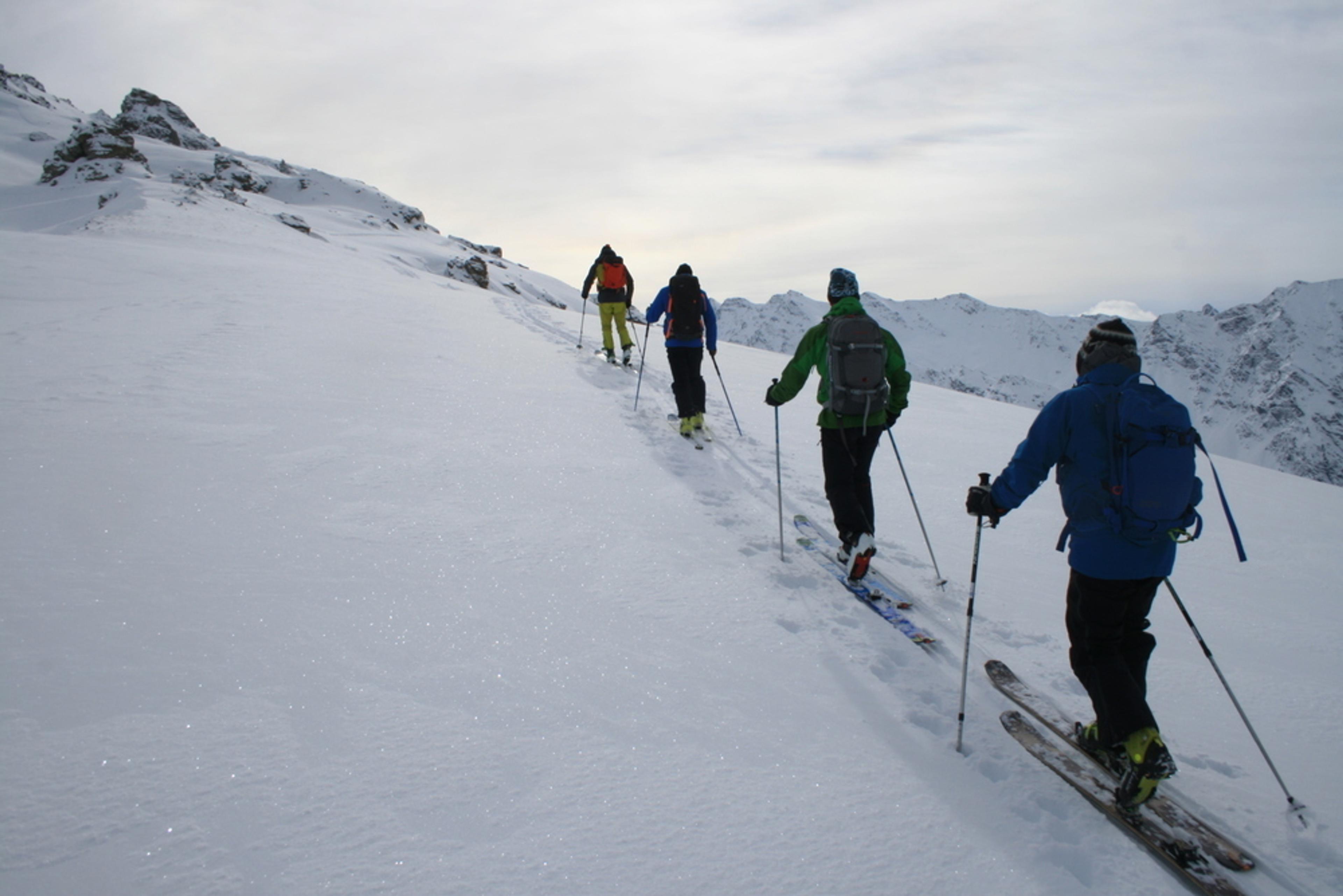 Hors-piste à Saint-Véran - En route pour Chateaurenard