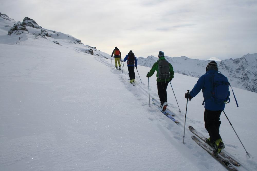 Hors-piste à Saint-Véran - En route pour Chateaurenard