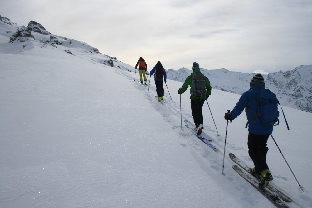 Hors-piste à Saint-Véran - En route pour Chateaurenard