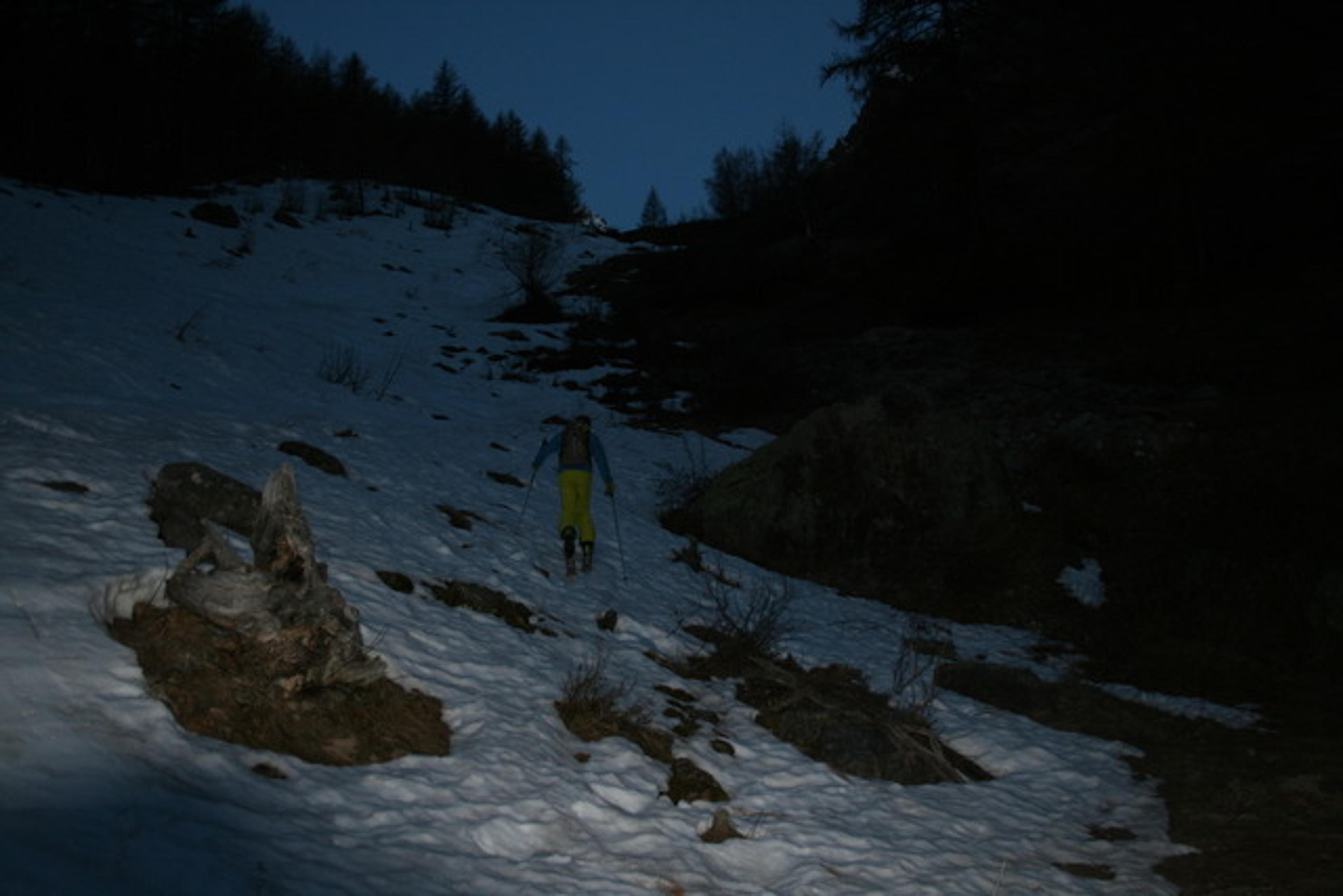 La neige subsiste au dessus des Boussardes