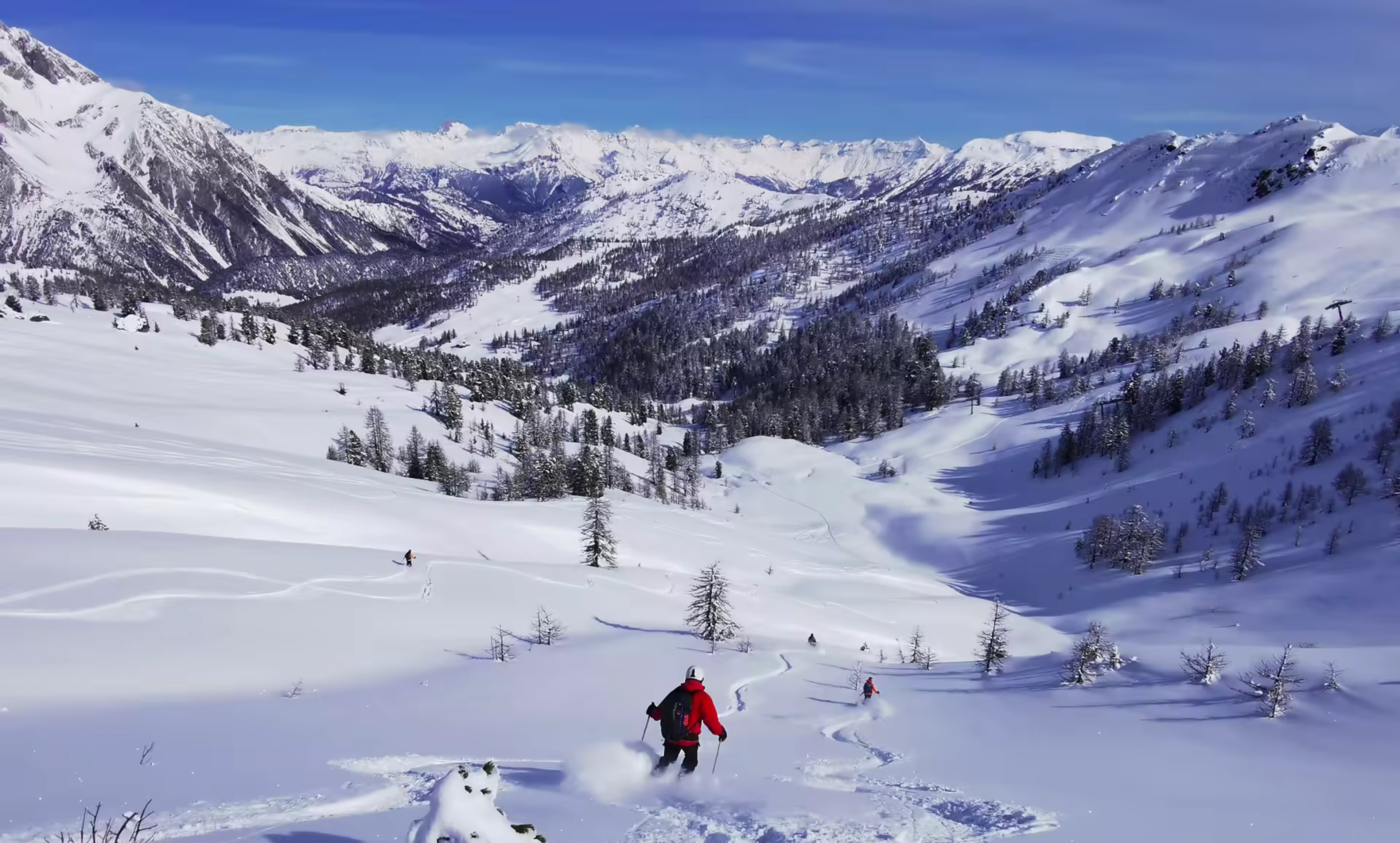 Montage photo Hors piste Montgenèvre