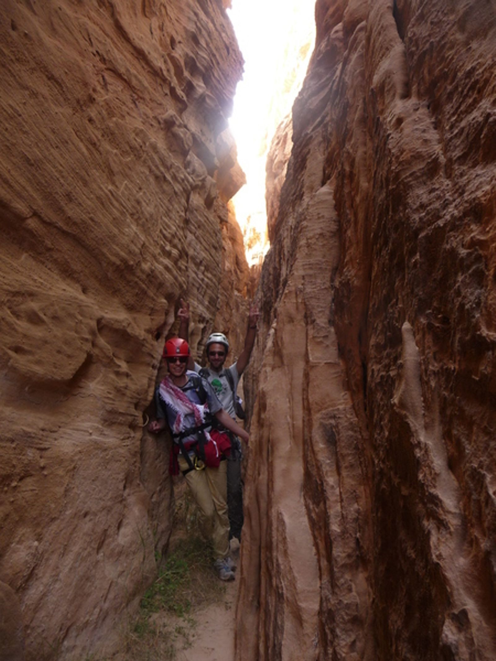 Traversée Jebel Rum - Canyon étroit comme promis