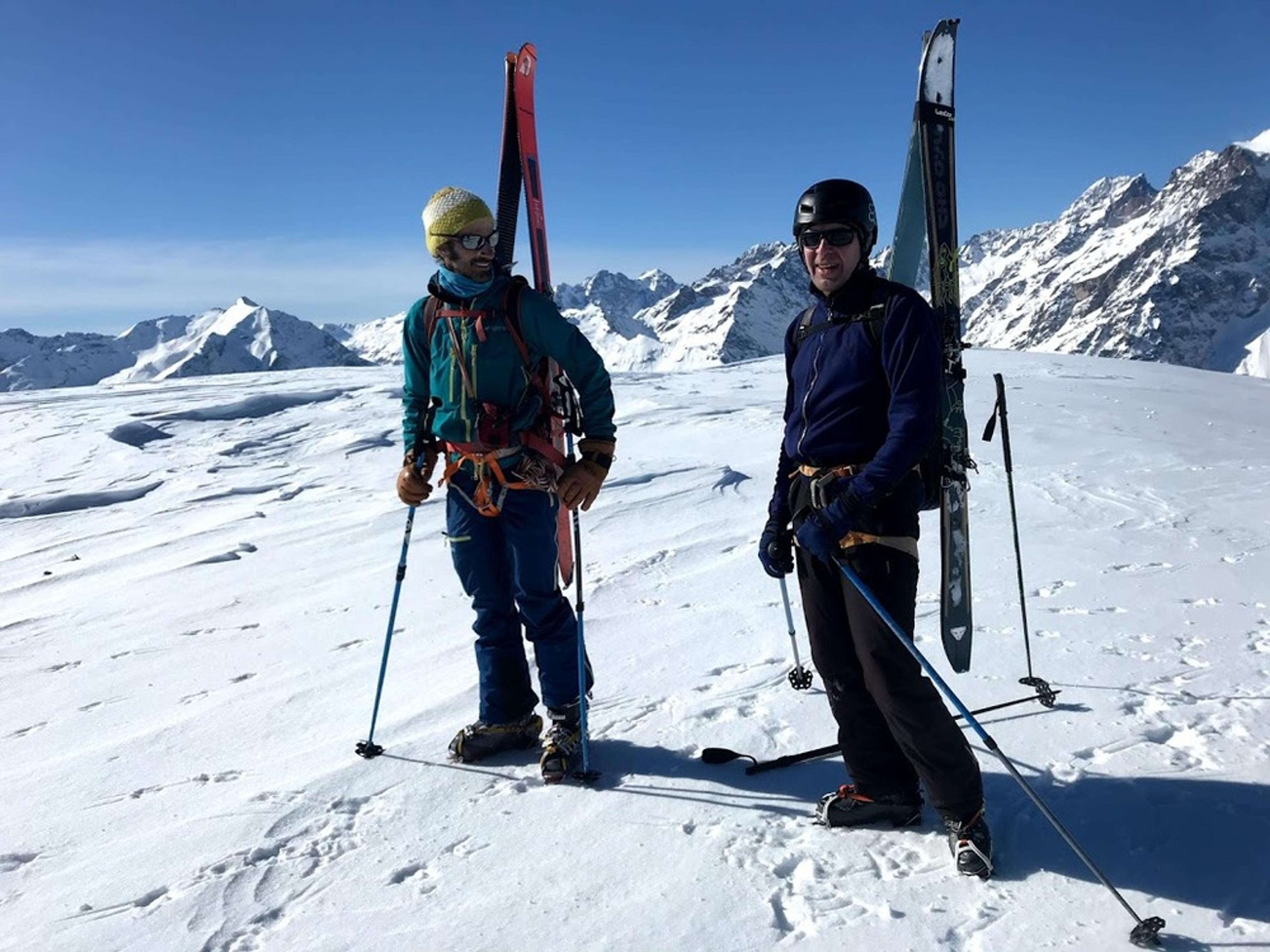 Stage freerando – Serre Chevalier – Traversée Montbrison – Au sommet de la Condamine