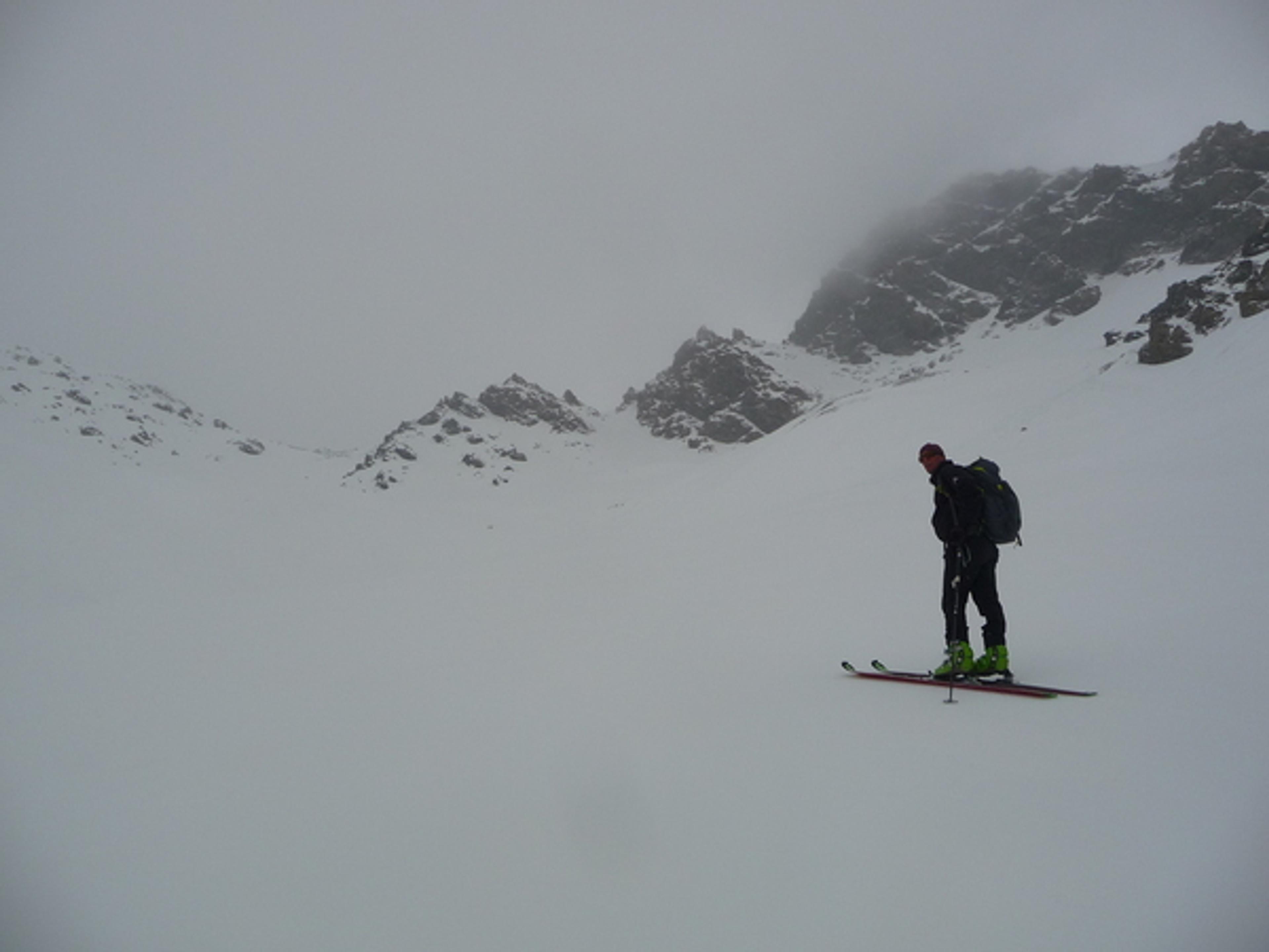 Pic de Malrif - Le couloir visé!