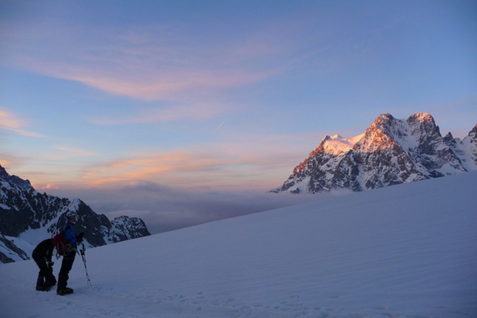 Pic d'Arsine - Le Pelvoux dans les premiers rayons