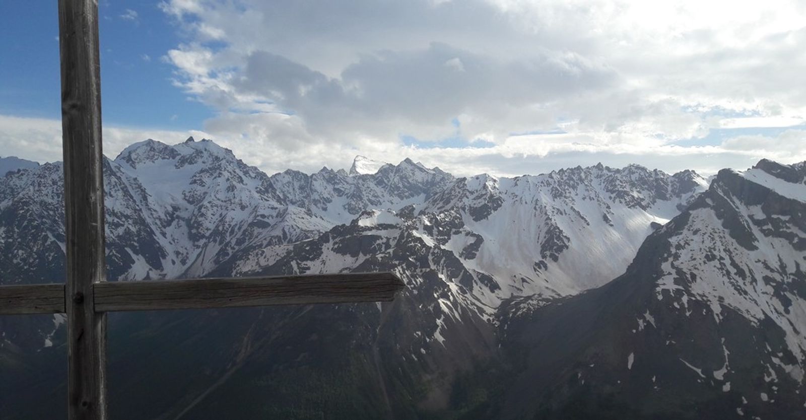 Aiguillette du Lauzet - Voie Davin - Vue sur les Ecrins