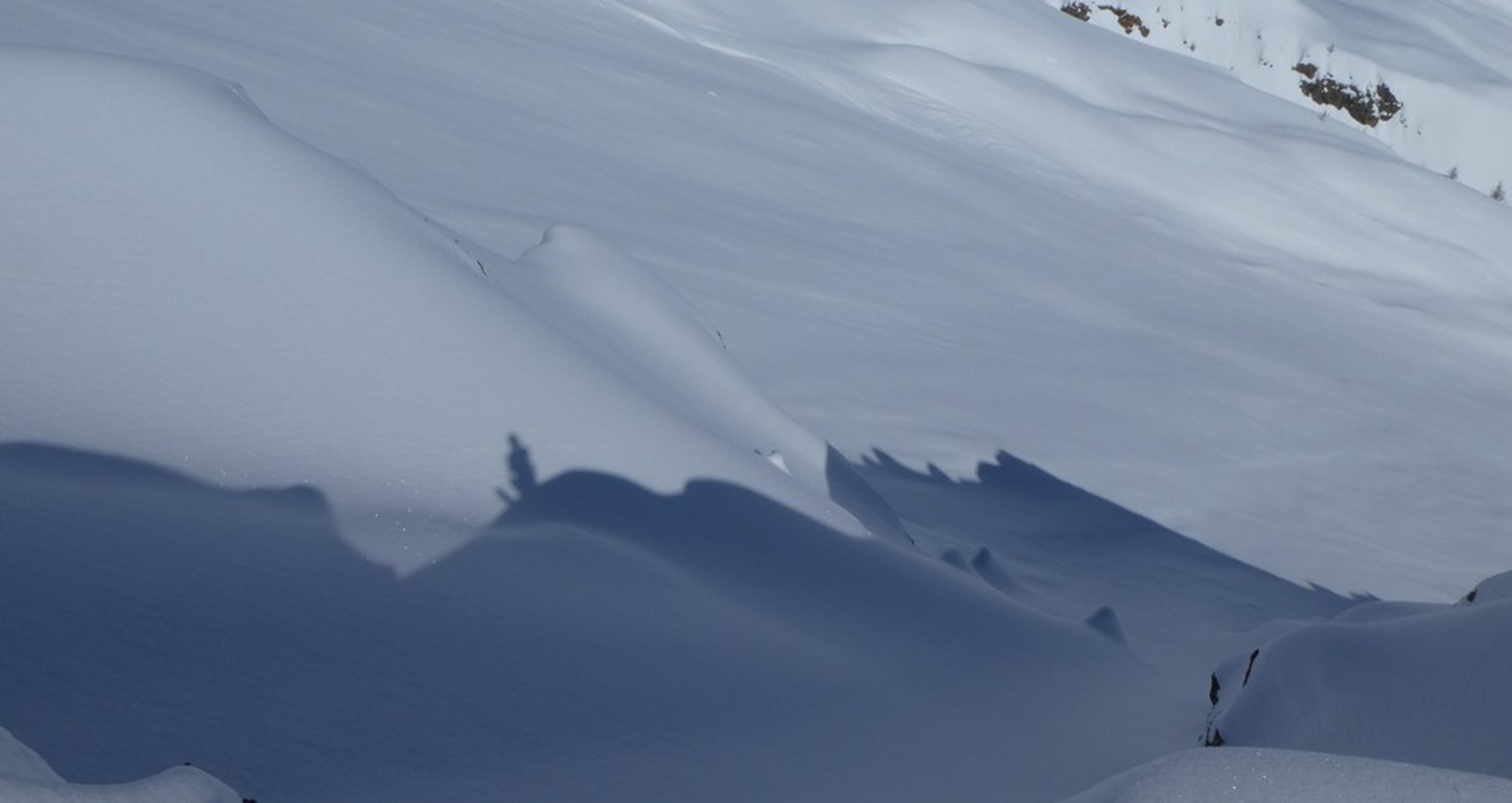 La Blanche - Freerando Pelvoux - Jeux d'ombres