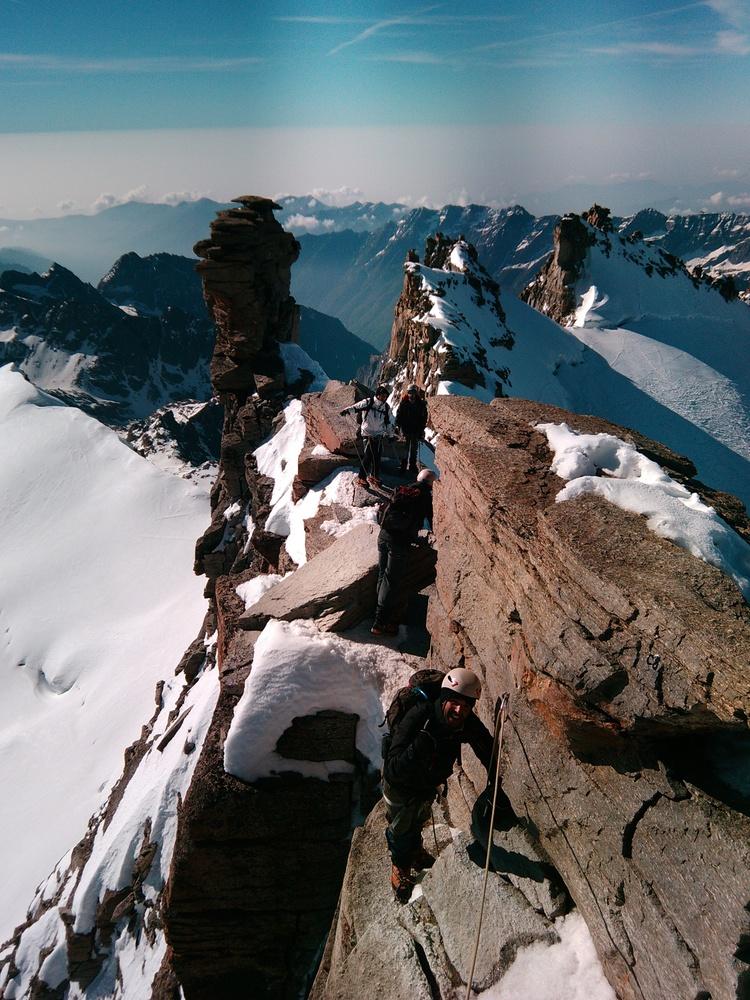 Grand Paradis - Le ptit bout d'arête sommital