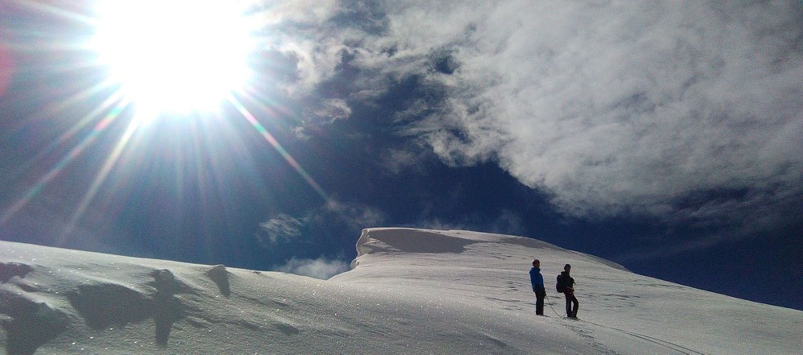 Stage initiation alpinisme - Arrivée à 7000m