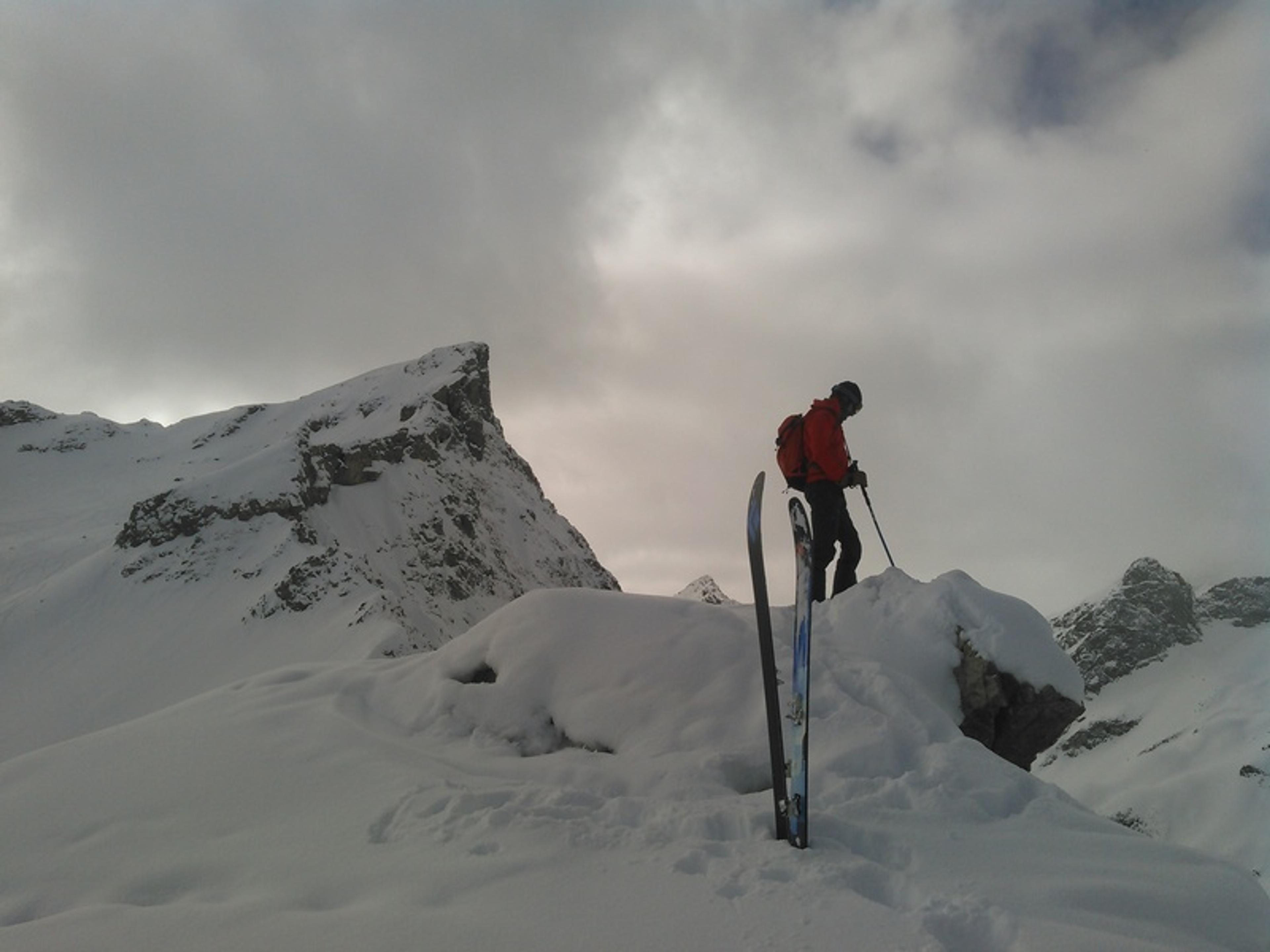 Couloir crête Bel Serre - Ptit coup d'oeil du sommet