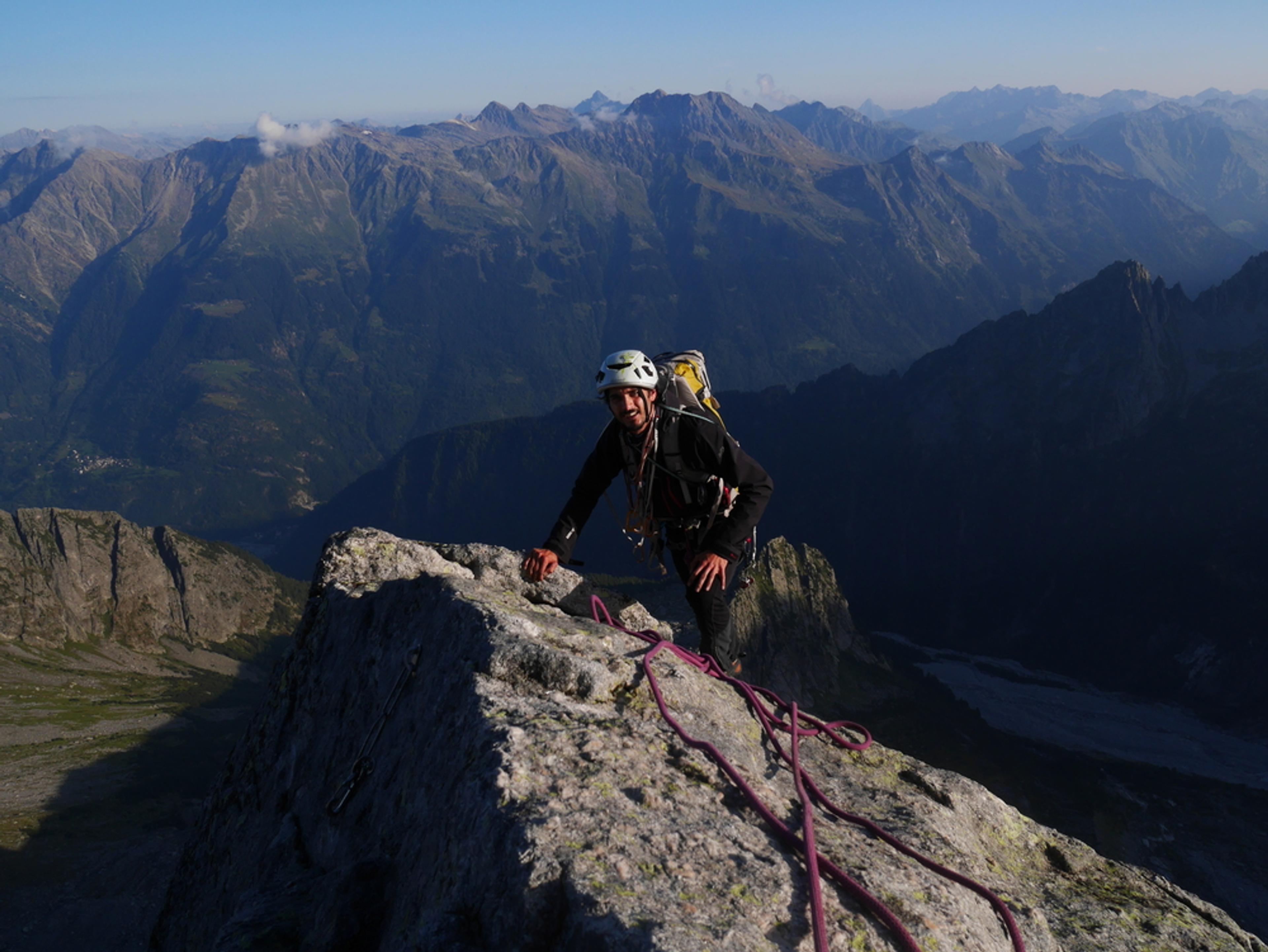 Arête nord Piz Badile - Happy or flappy?