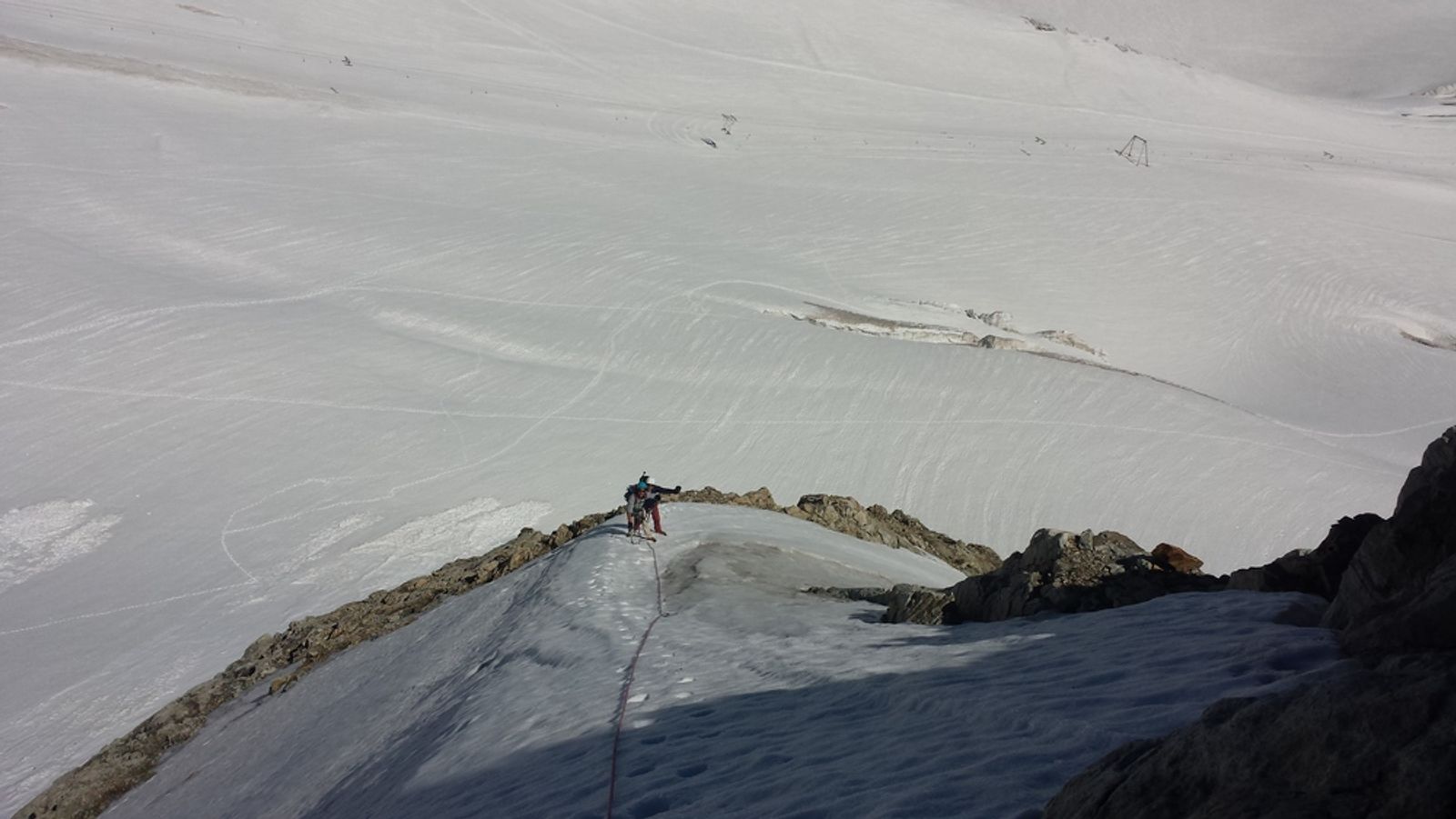 Pointe Marie Louise - Petite arête de neige