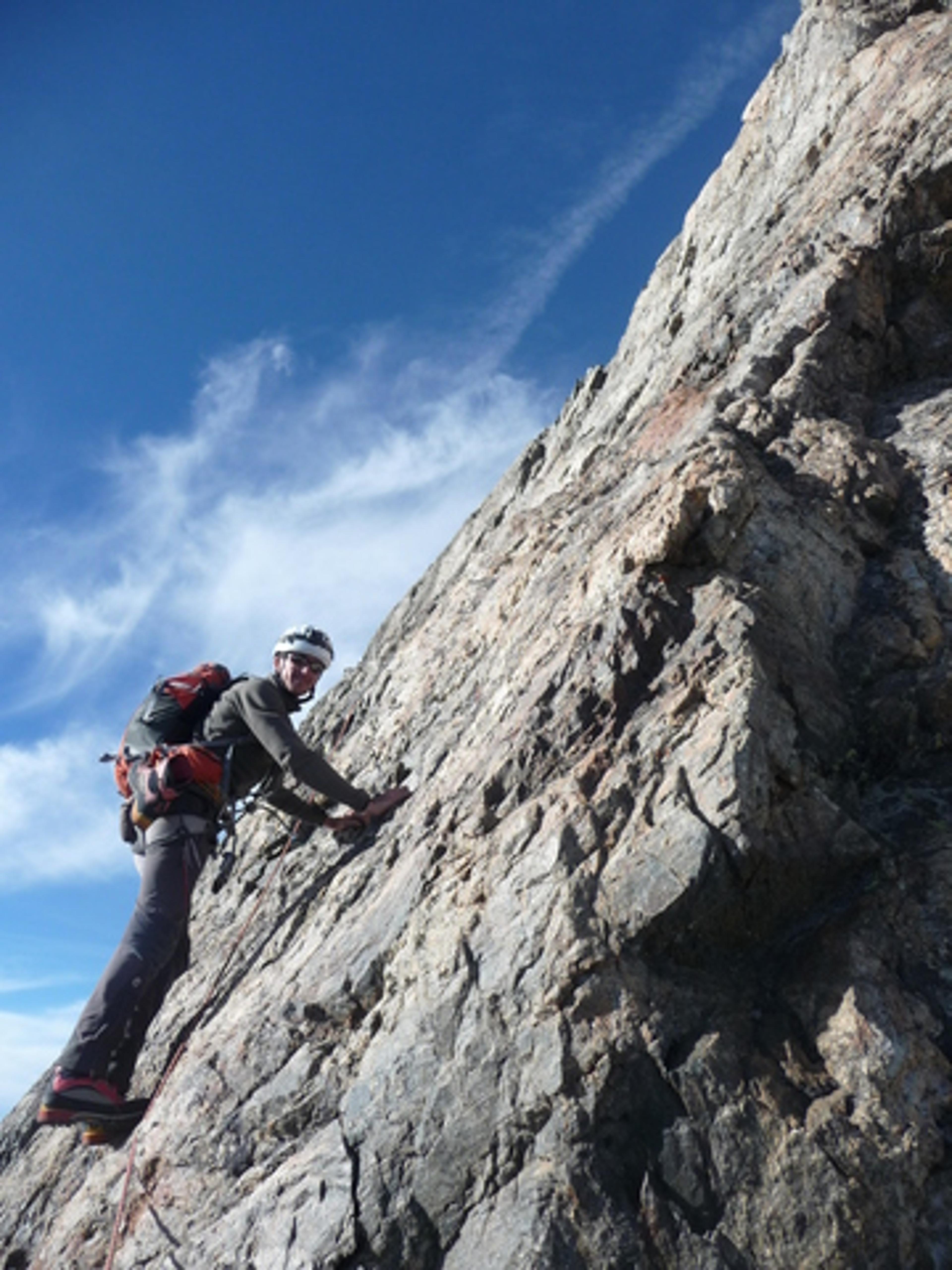 Dans le haut de la Pierre Allain après Mitchka