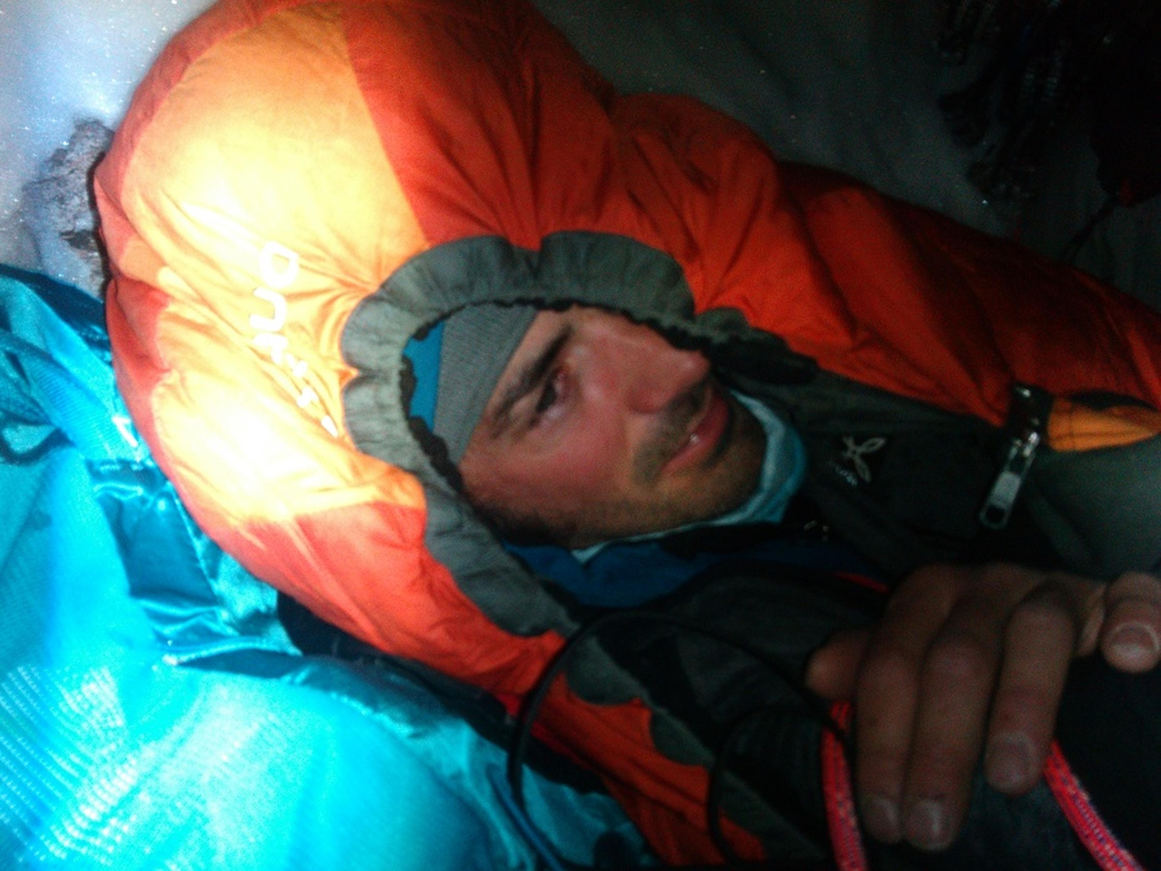 Pic sans Nom - Au bivouac dans la face