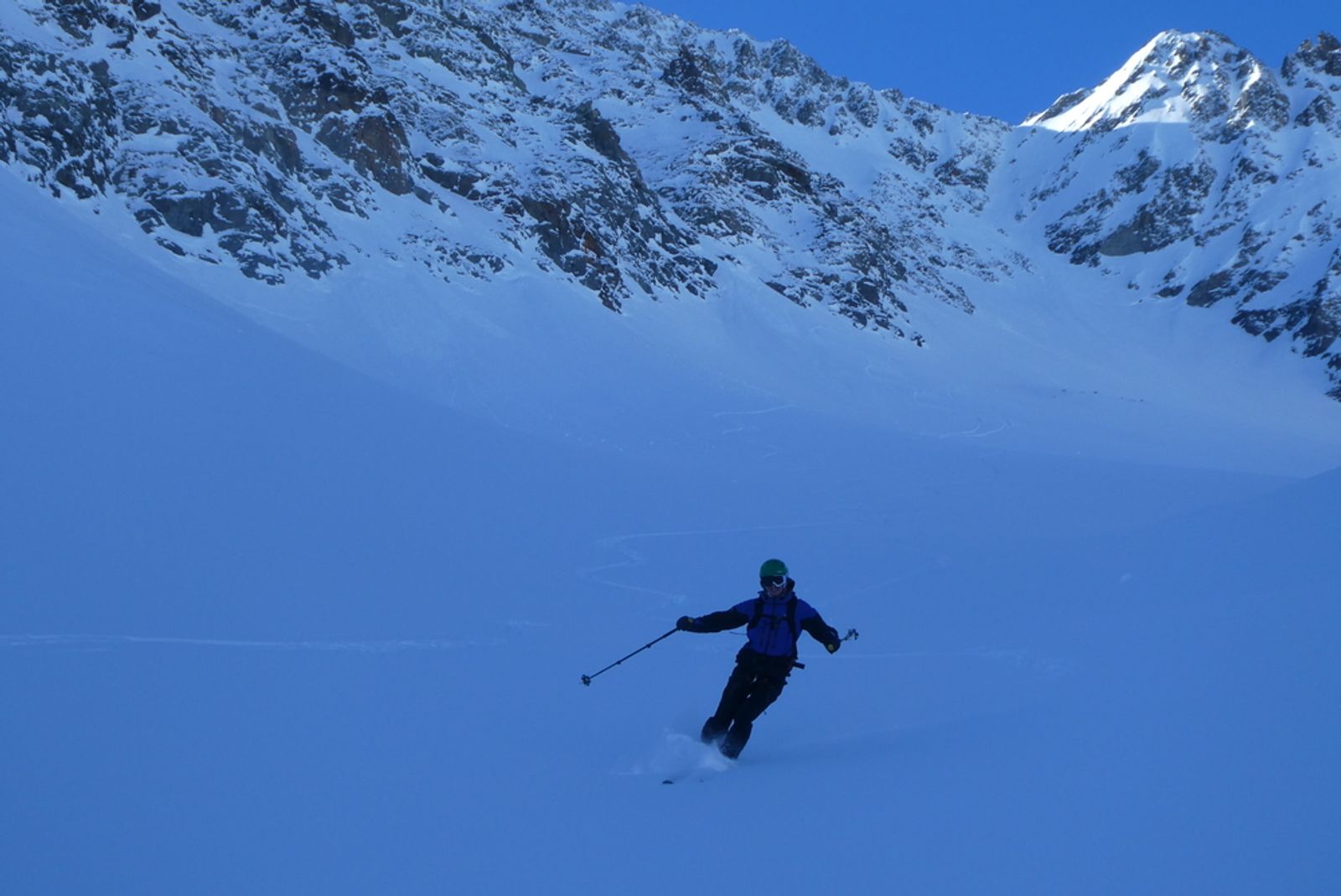 Pointe Charlet - North Couloir - Untouched Couloir