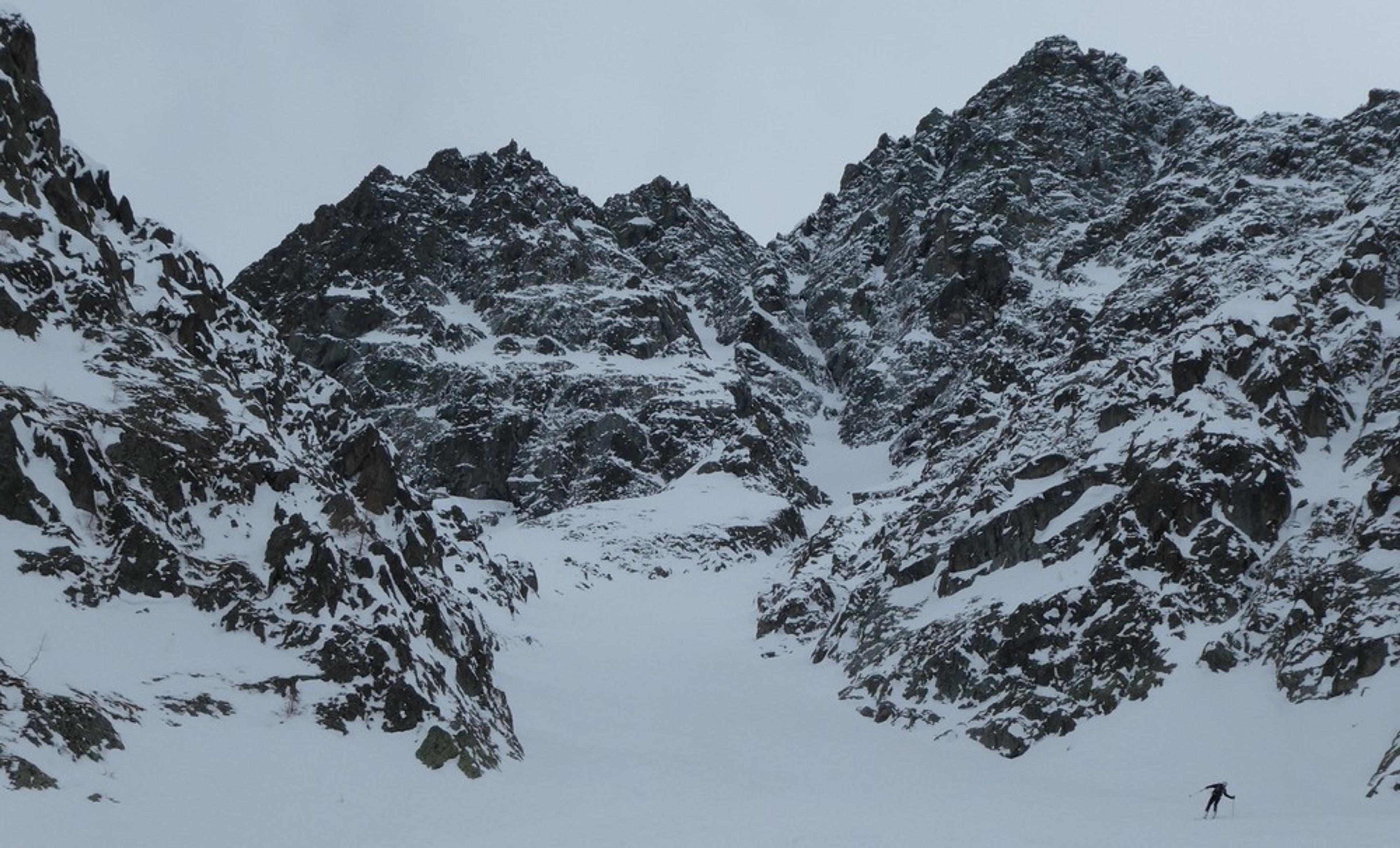 Couloir pente raide - No fiesta - Vue d'ensemble
