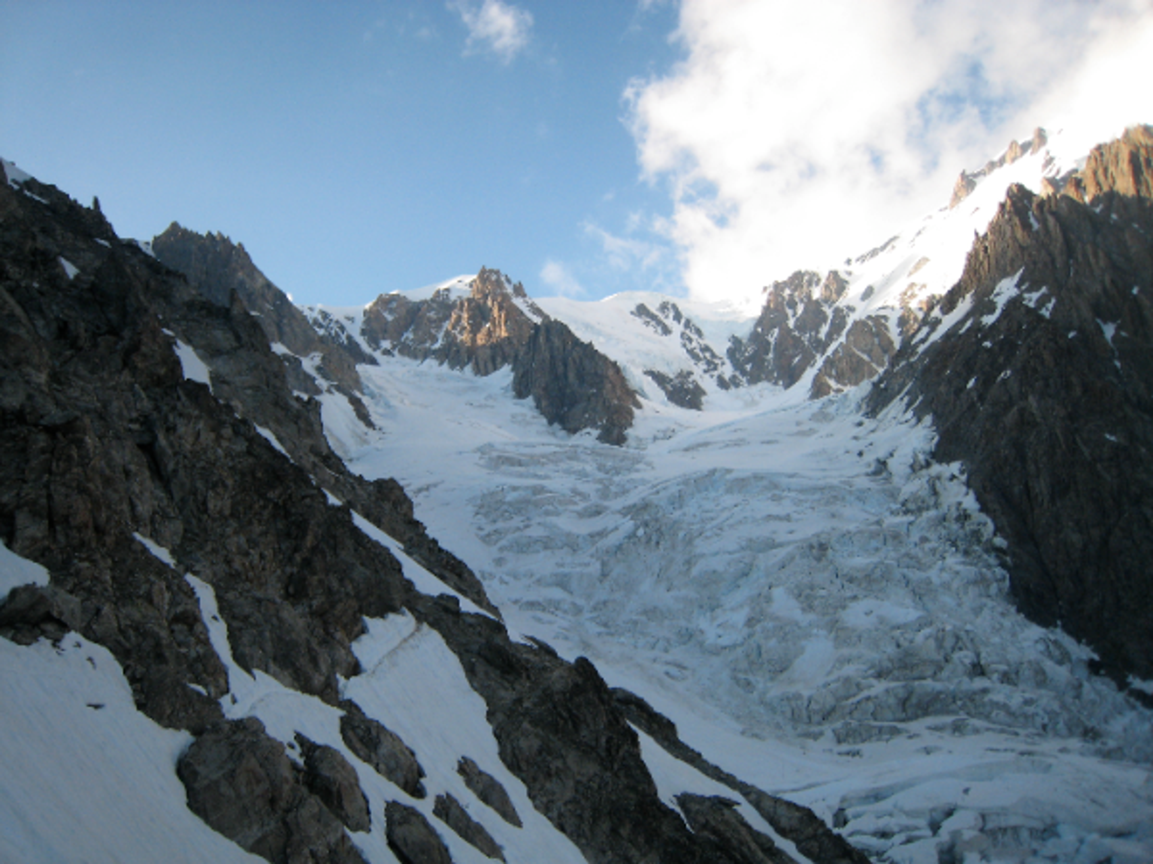 Le Glacier du Dôme qu'on remontera en partie demain