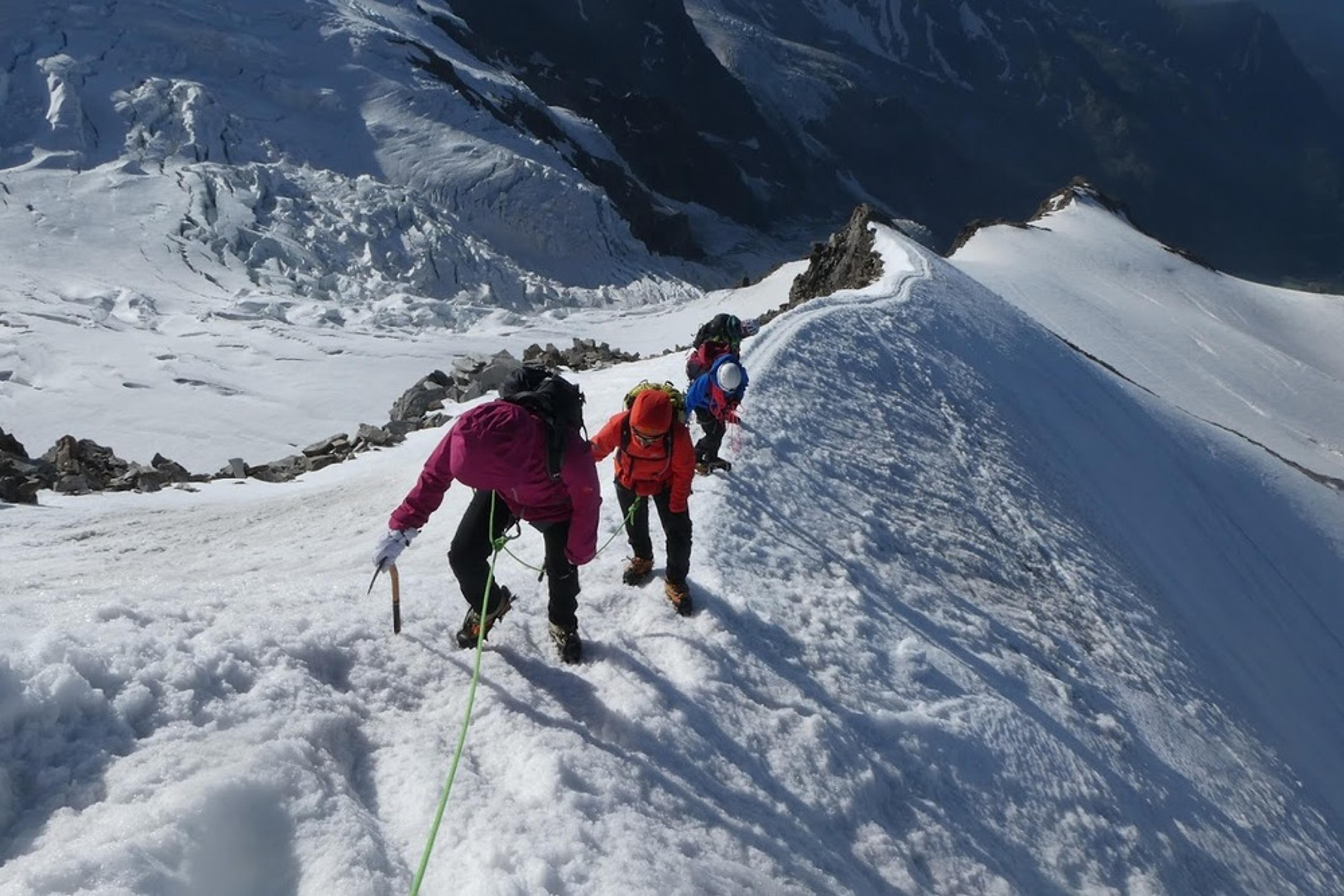 Sur la montée vers Castor