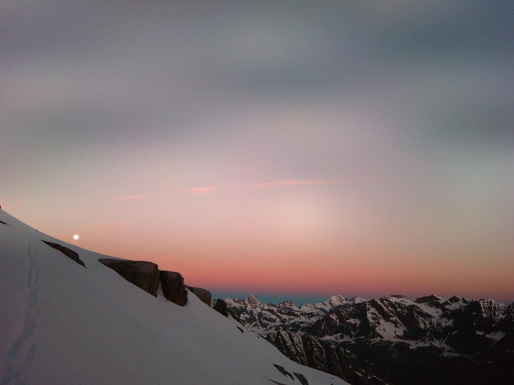 Grand Paradis - Levé de soleil