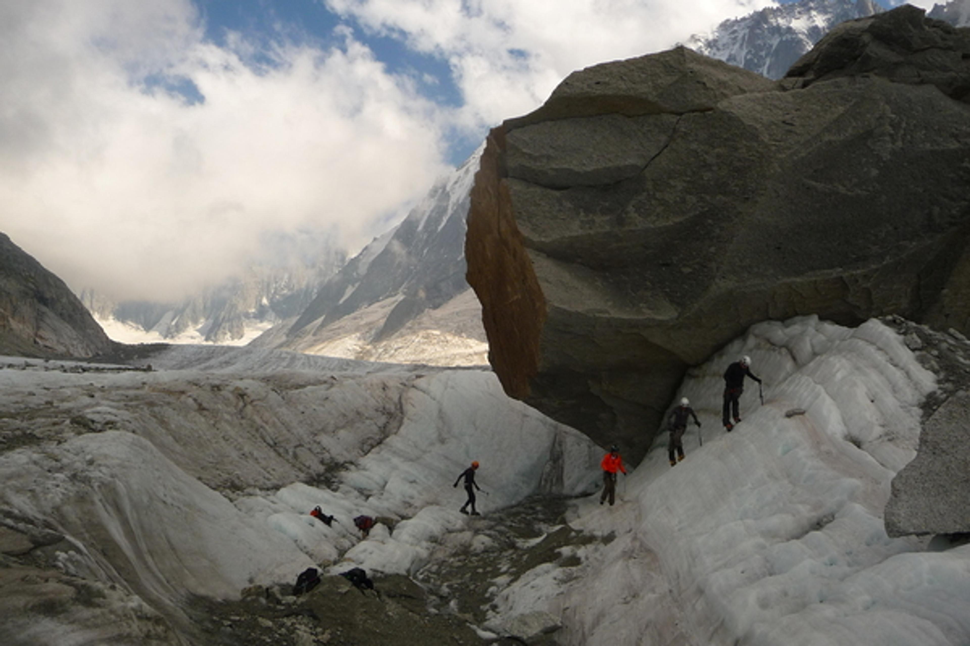 Glacier d'Argentière - Une école de glace insolite!