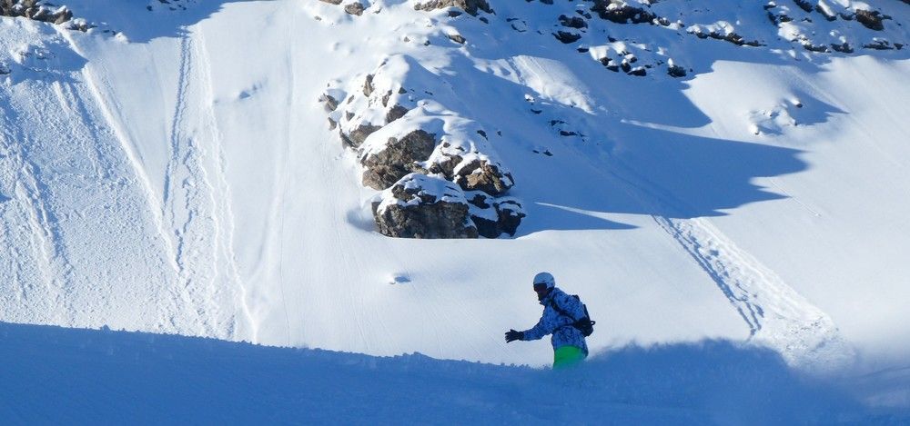 We freeride à la Grave