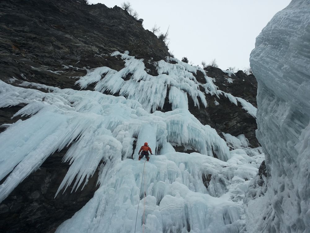 Cascade de glace - Esmeralda