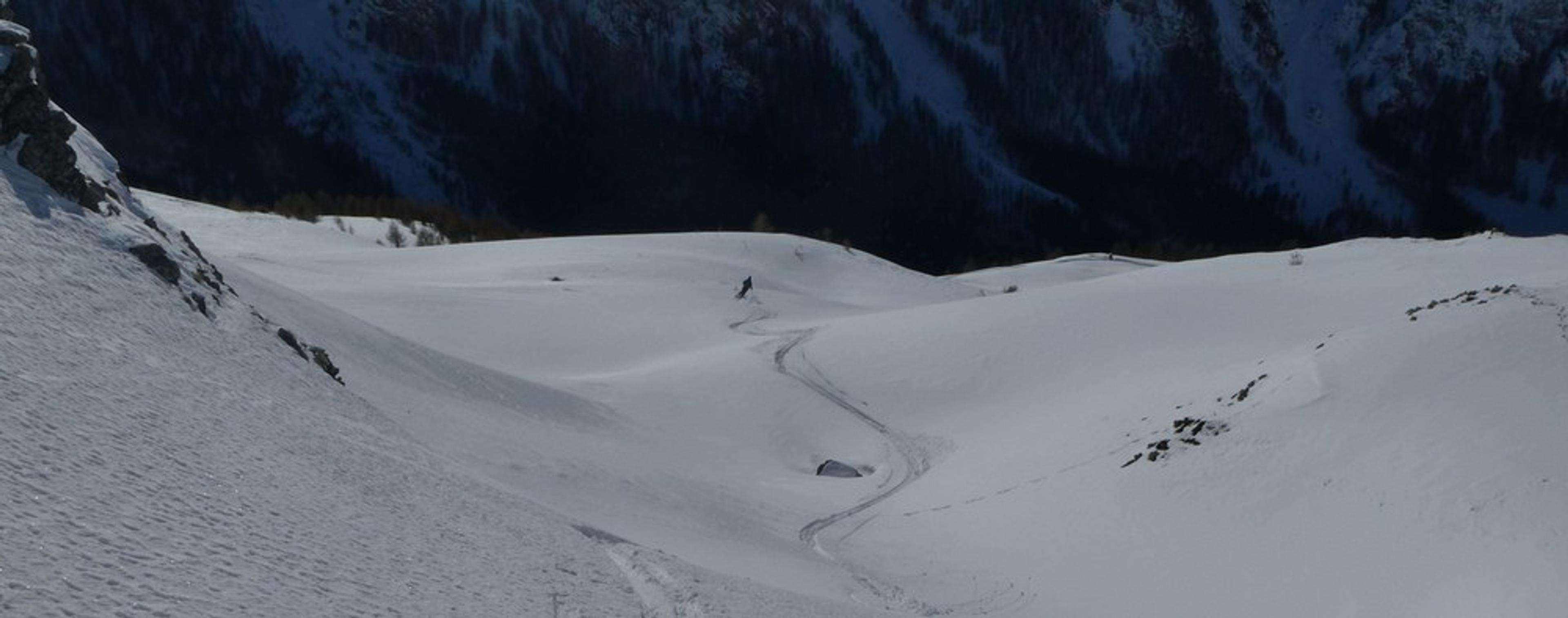 Saint-Véran - Freerando - Dans le bas du run