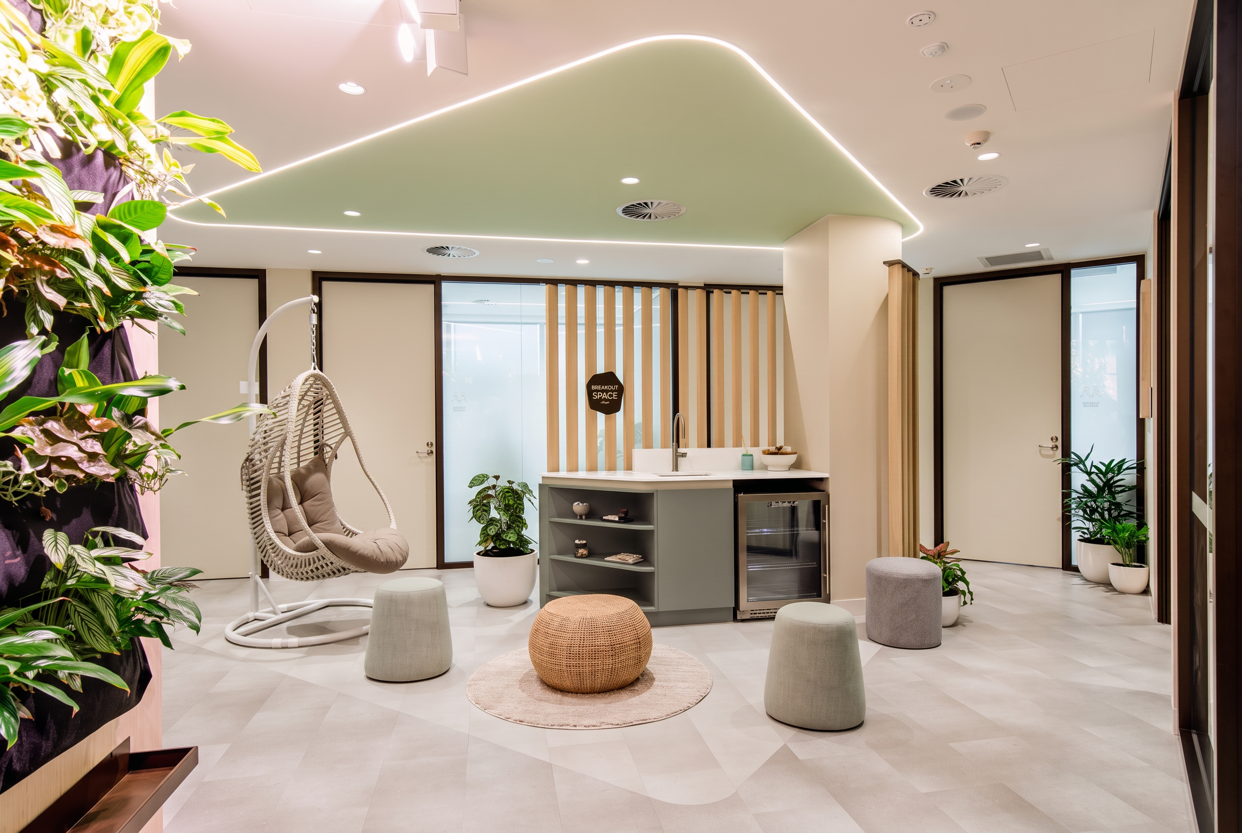 The Hub breakout space
