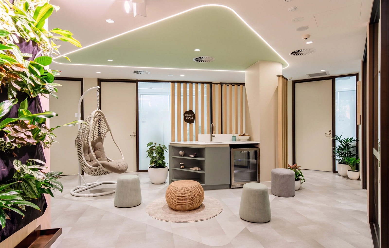 The Hub breakout space