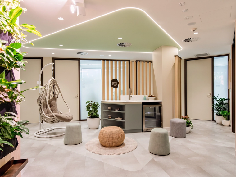 The Hub breakout space