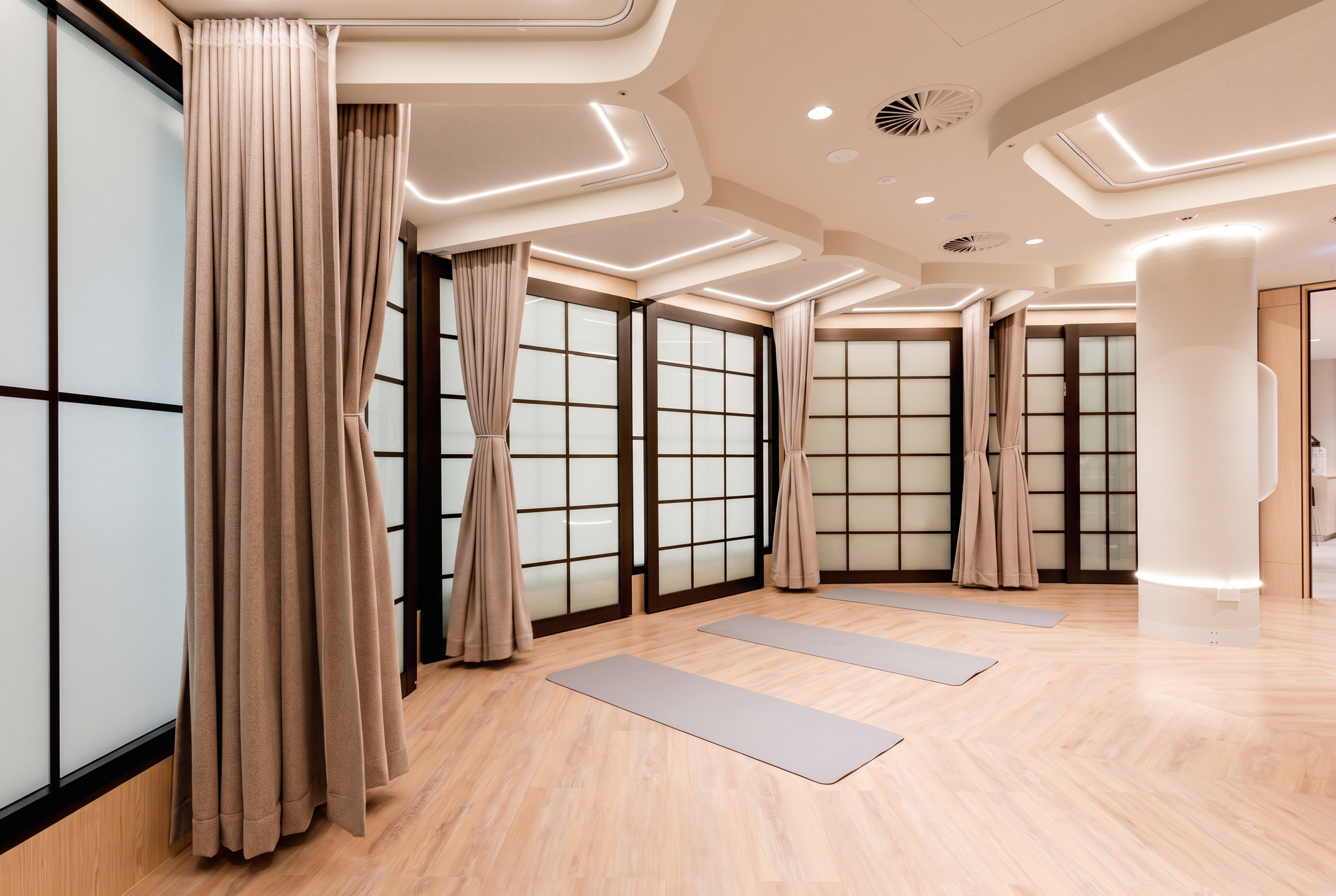 Yoga and meditation room