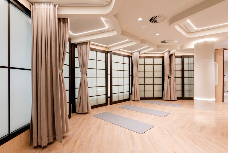 The yoga studio