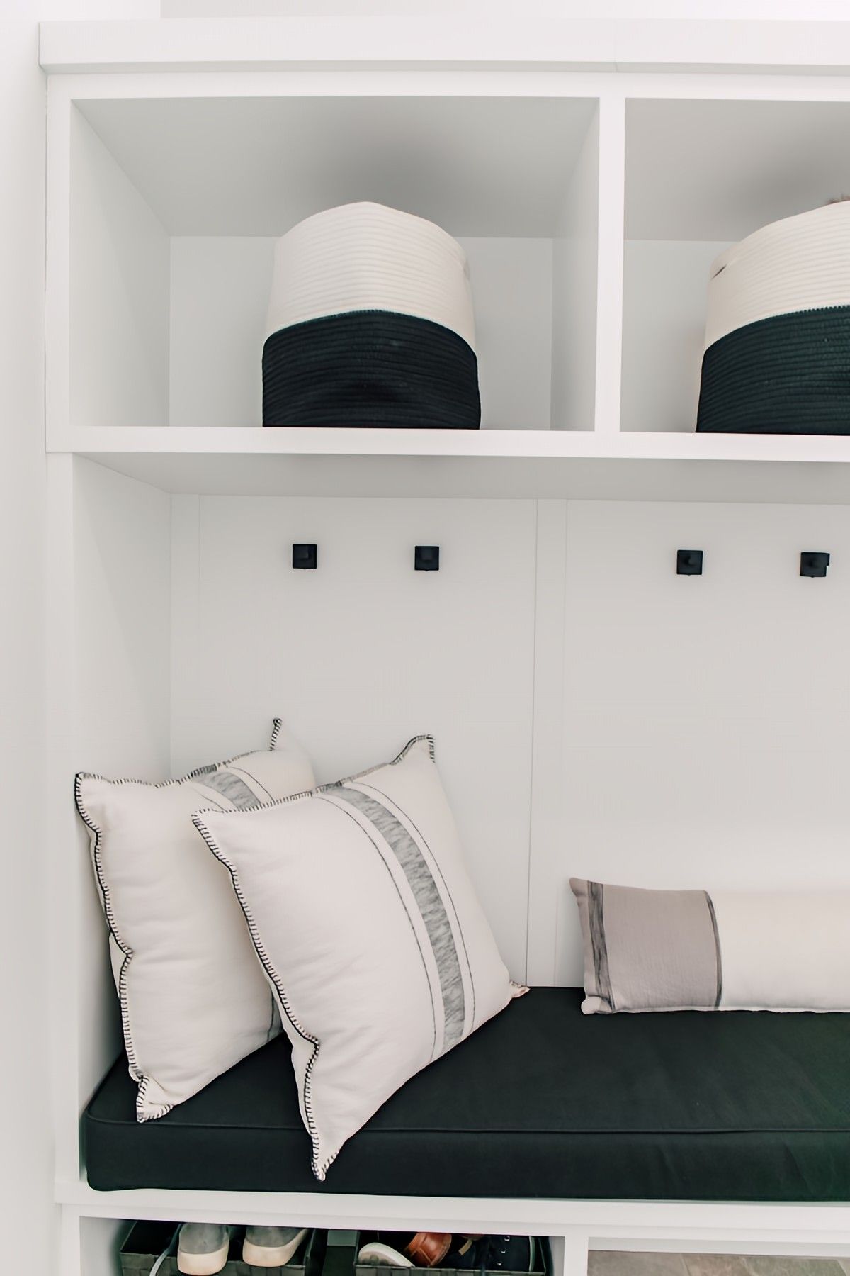 Flat White Mudroom by Jennifer Ryan Design