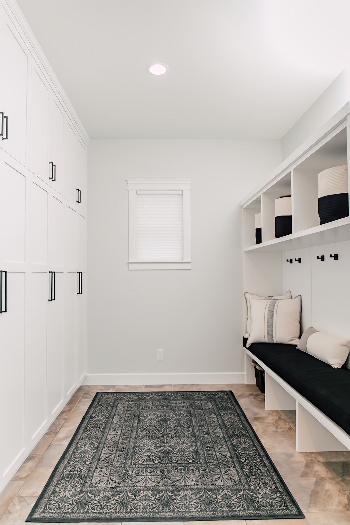 Flat White Mudroom by Jennifer Ryan Design