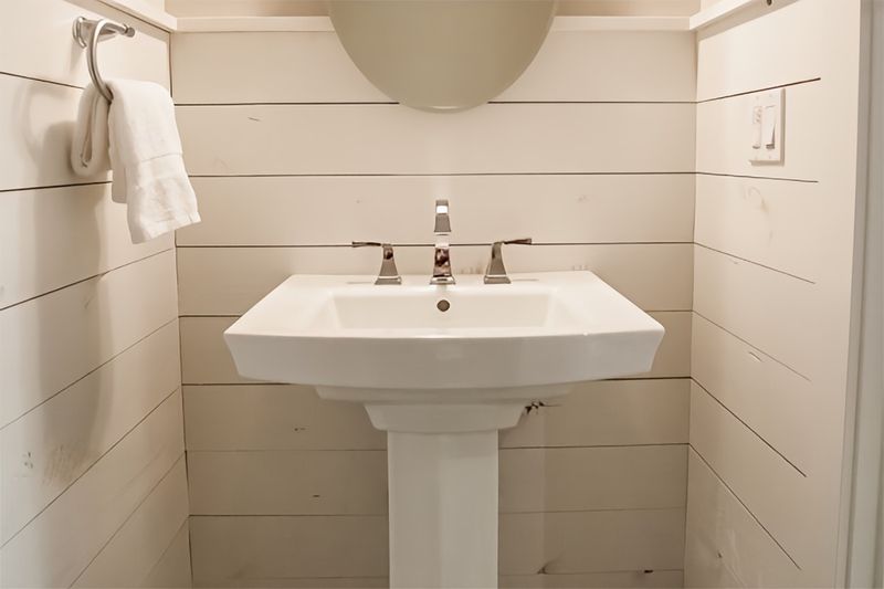 Shiplap Powder Room by Jennifer Ryan Design