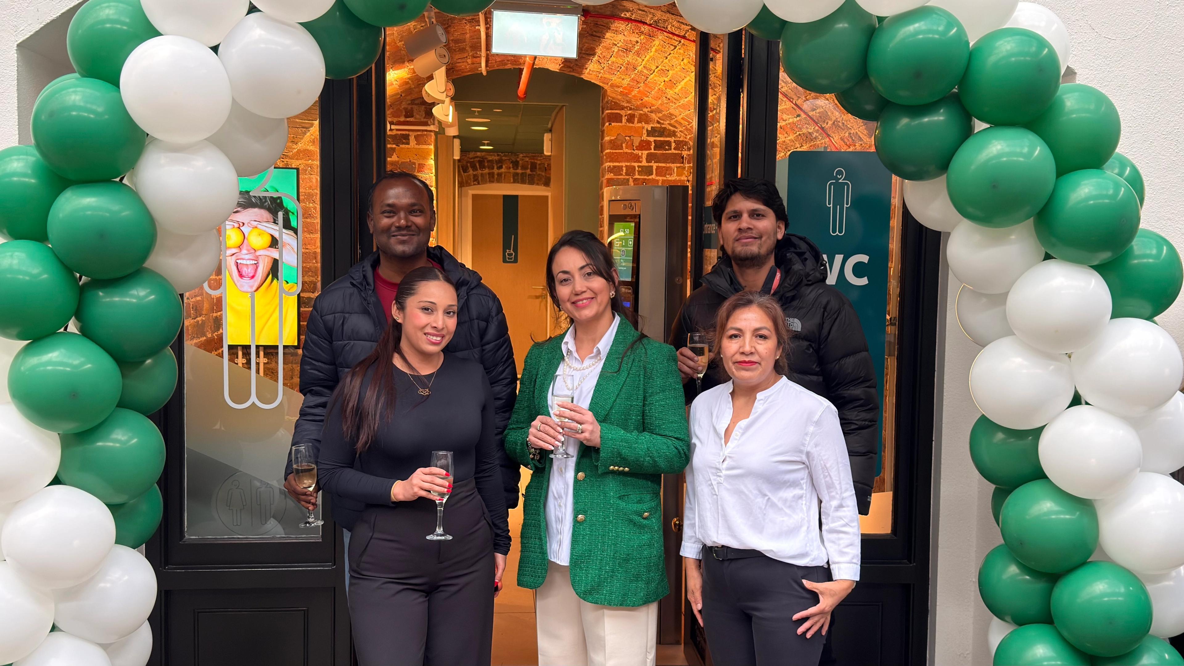 Esther and her team at Covent Garden