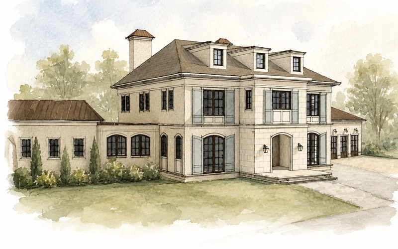 Modern French Chateau