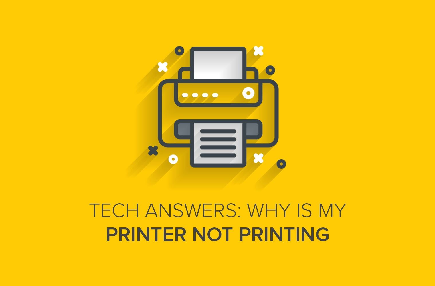 why is my printer not printing