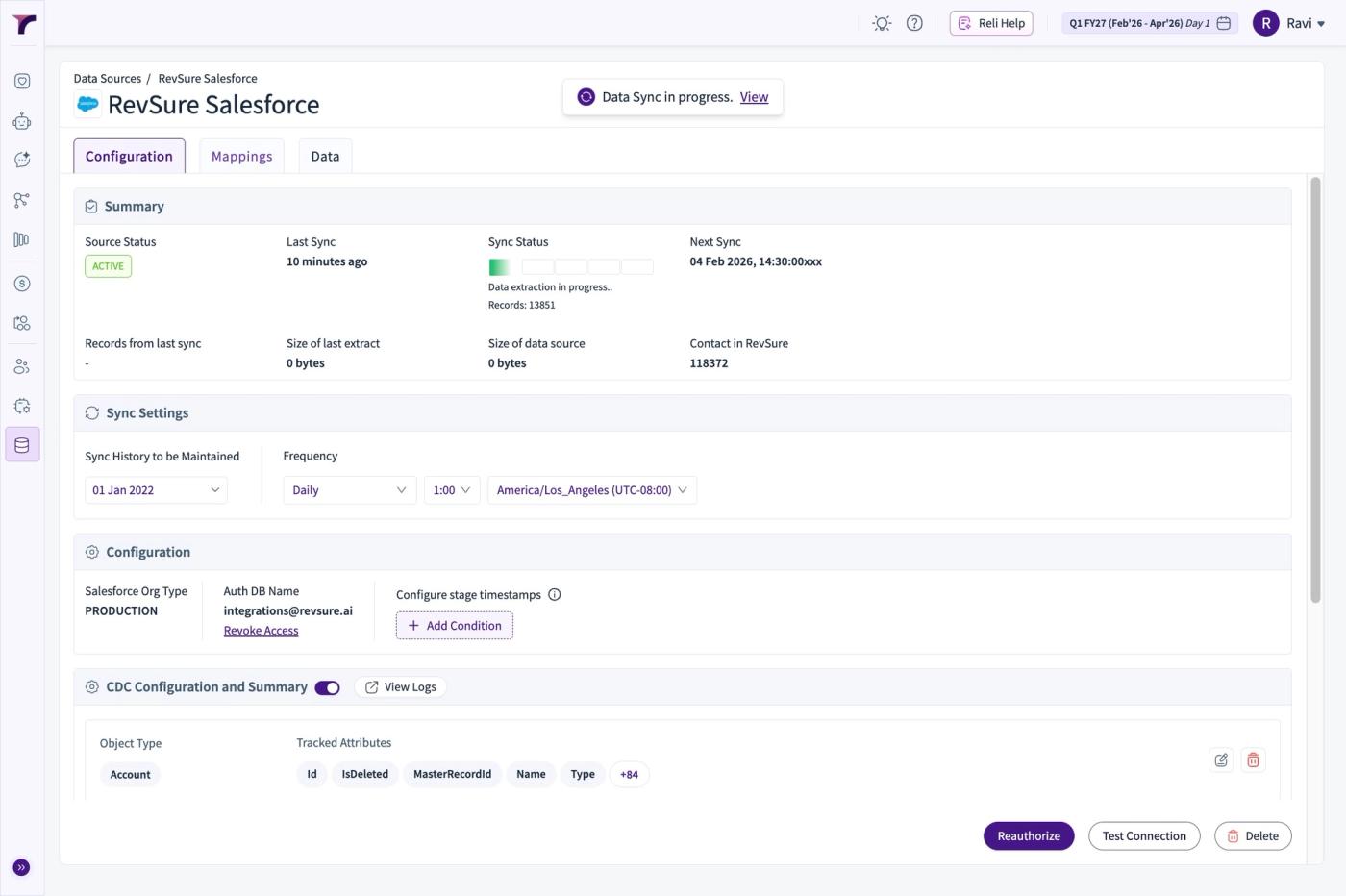 How to Add Objects in RevSure Salesforce Data Connection (figure 5)