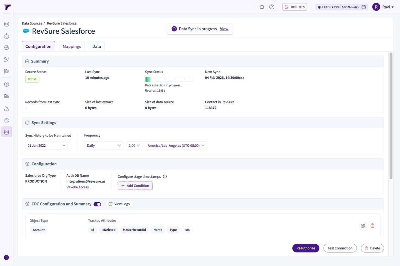 How to Add Objects in RevSure Salesforce Data Connection (figure 5)