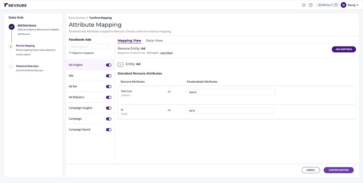 RevSure Facebook Ads Integration Implementation Guide (figure 9)