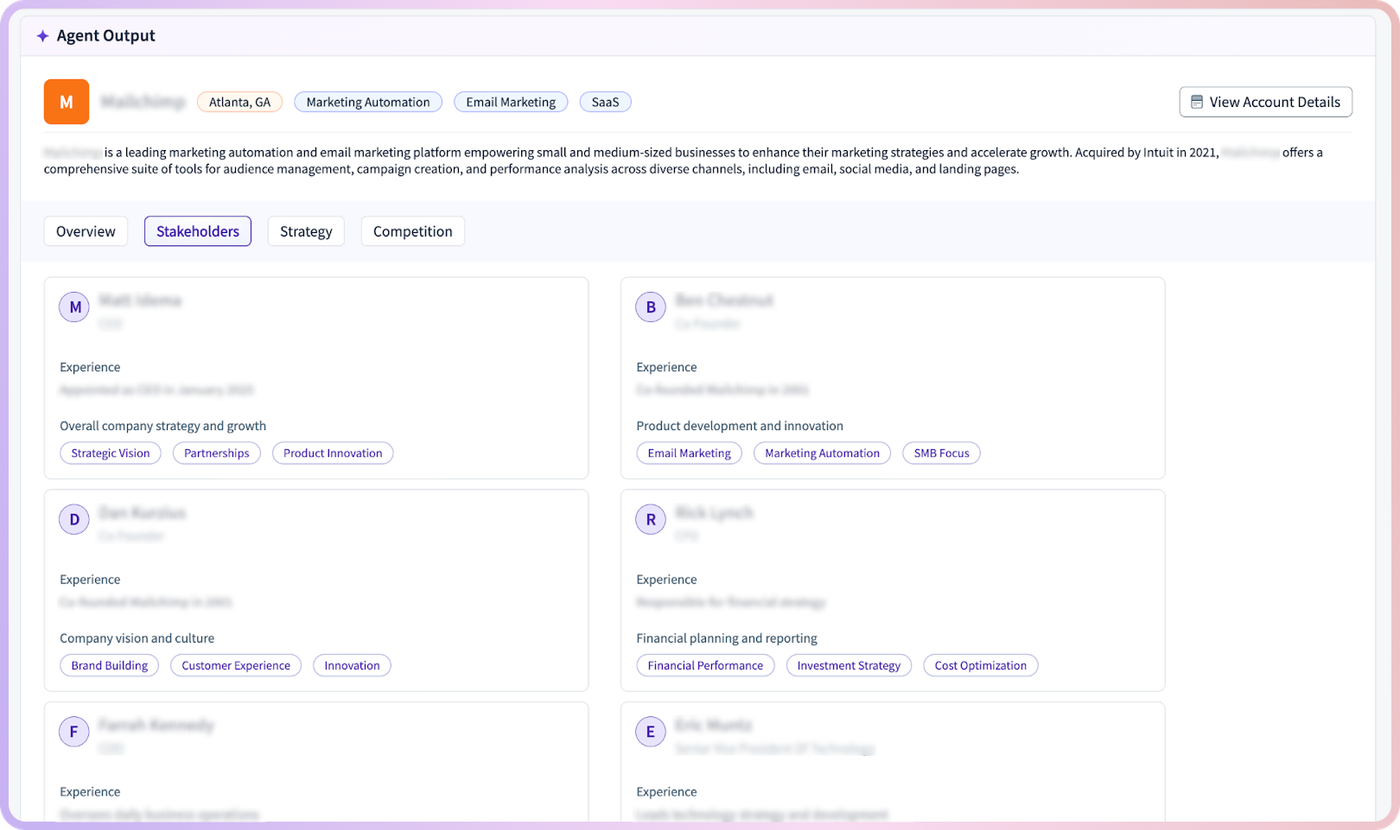 Structured Account Intelligence, Ready in Seconds with RevSure Account Research Agent (figure 3)