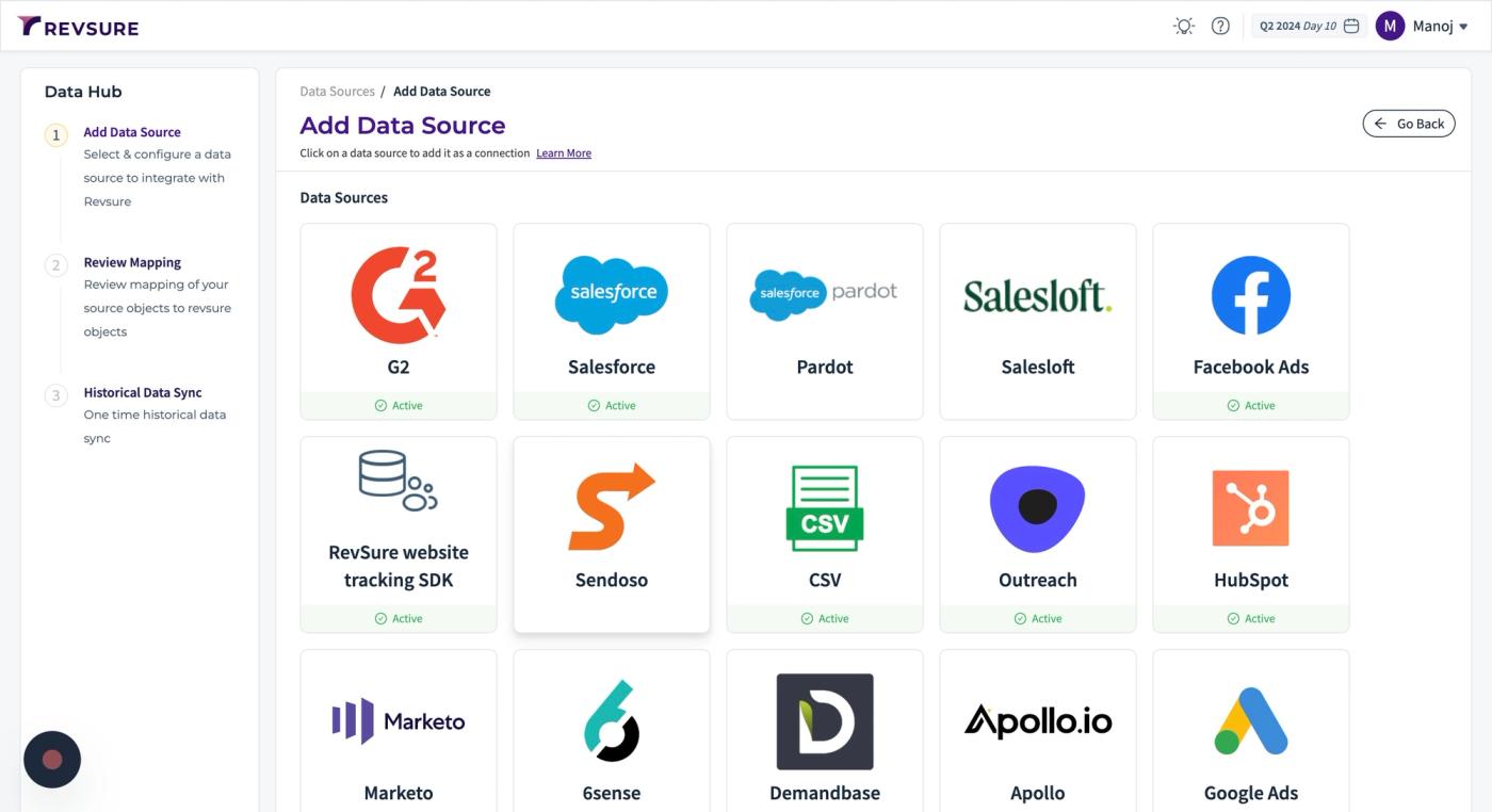 RevSure Sendoso Integration Implementation Guide (figure 1)