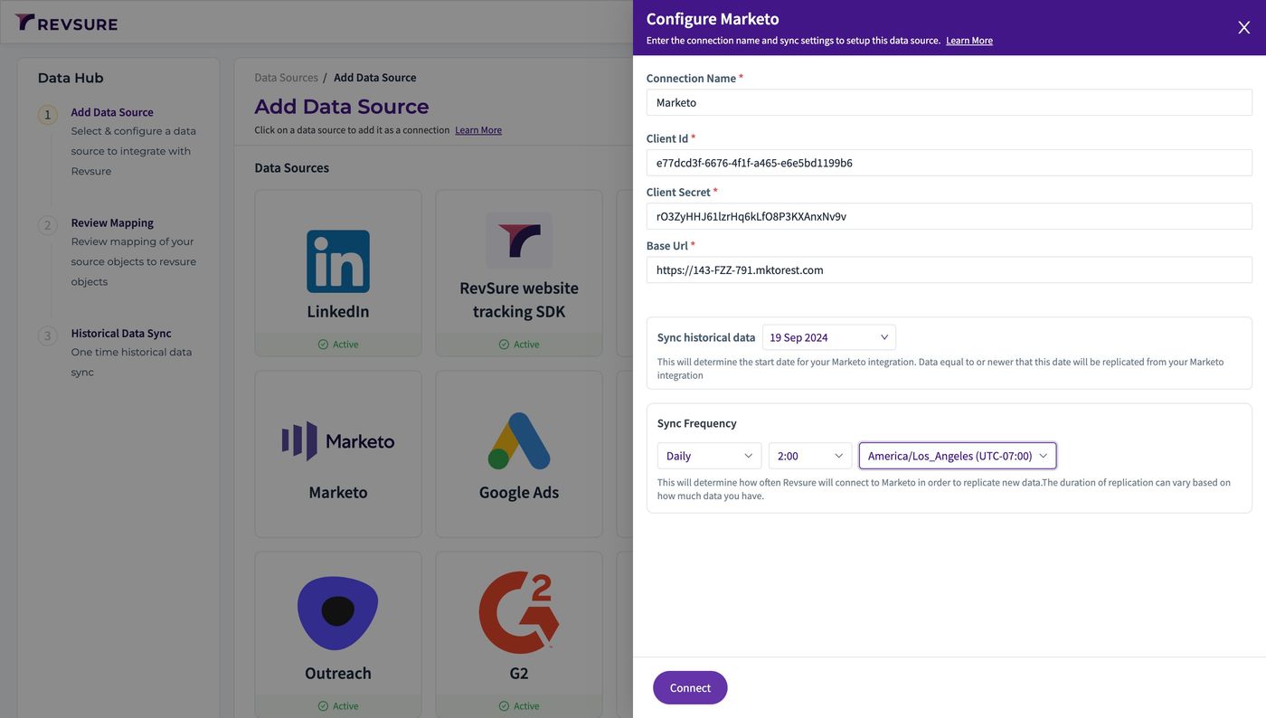 RevSure Marketo Integration Implementation Guide (figure 49)